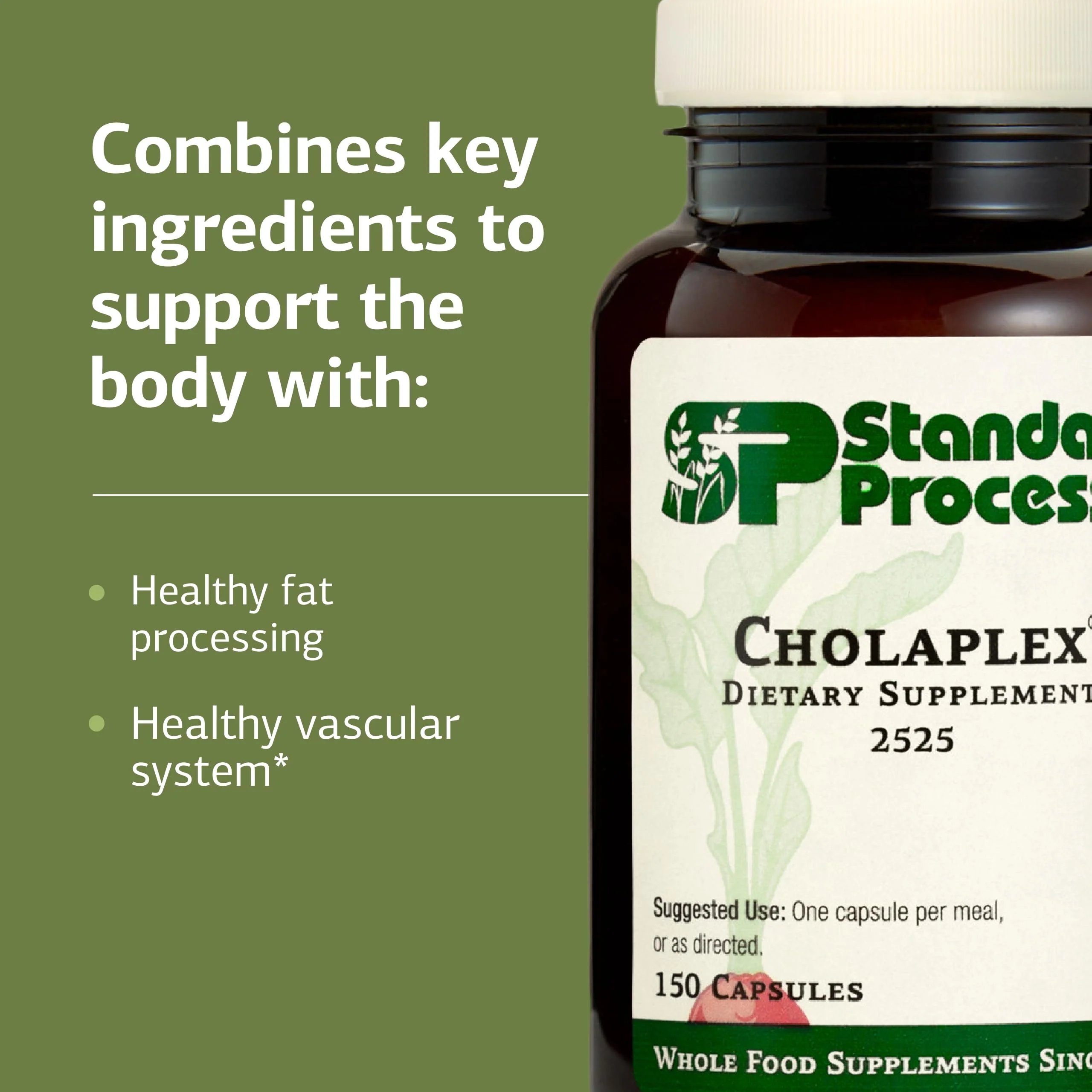 Standard Process Cholaplex – Heart Health & Liver Support | 150 Capsules - Image 5