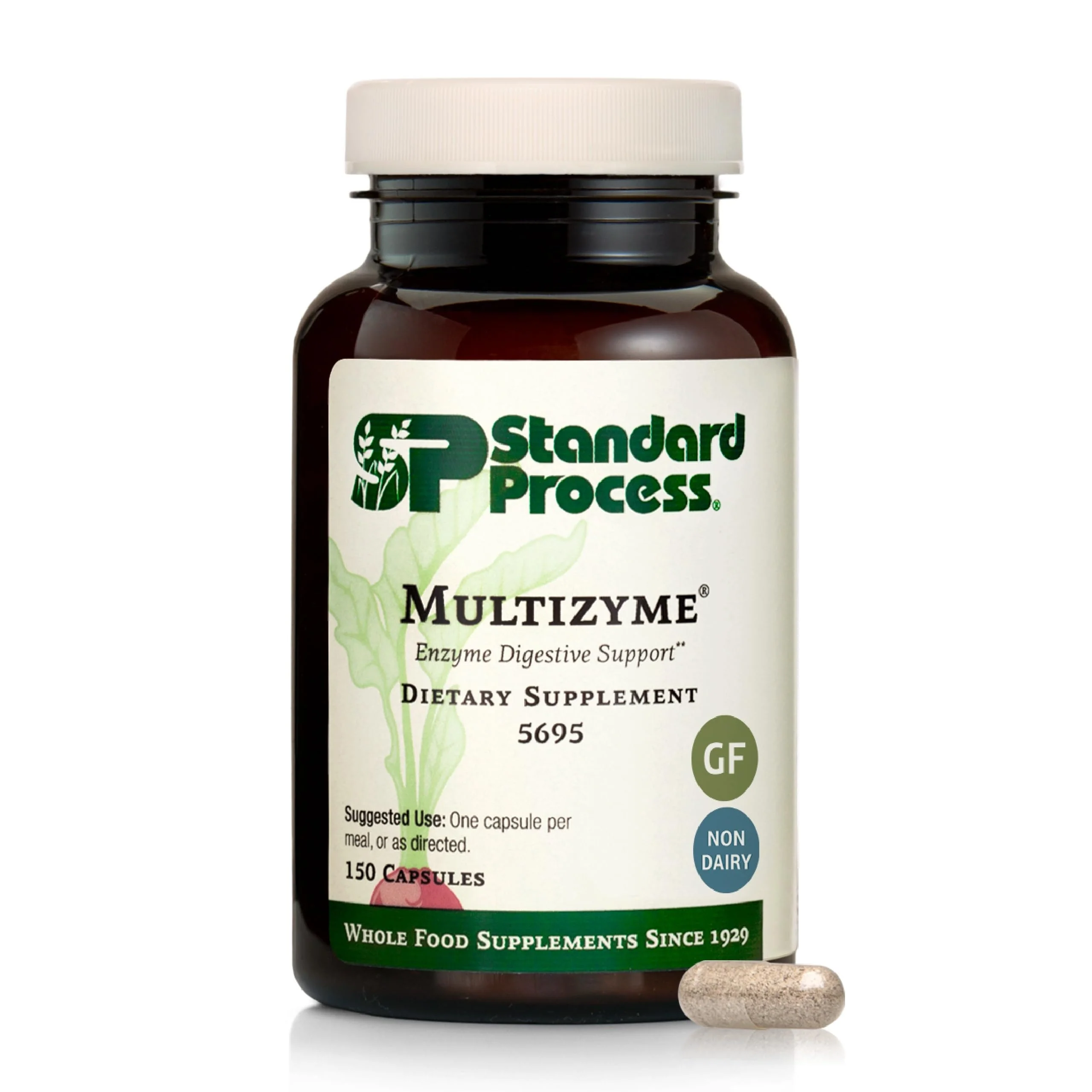 Standard Process Multizyme – Pancreatic Enzyme Support for Protein, Carbohydrate & Fat Digestion | Gluten-Free, Non-Dairy, Non-Soy | 150 Capsules - Image 8