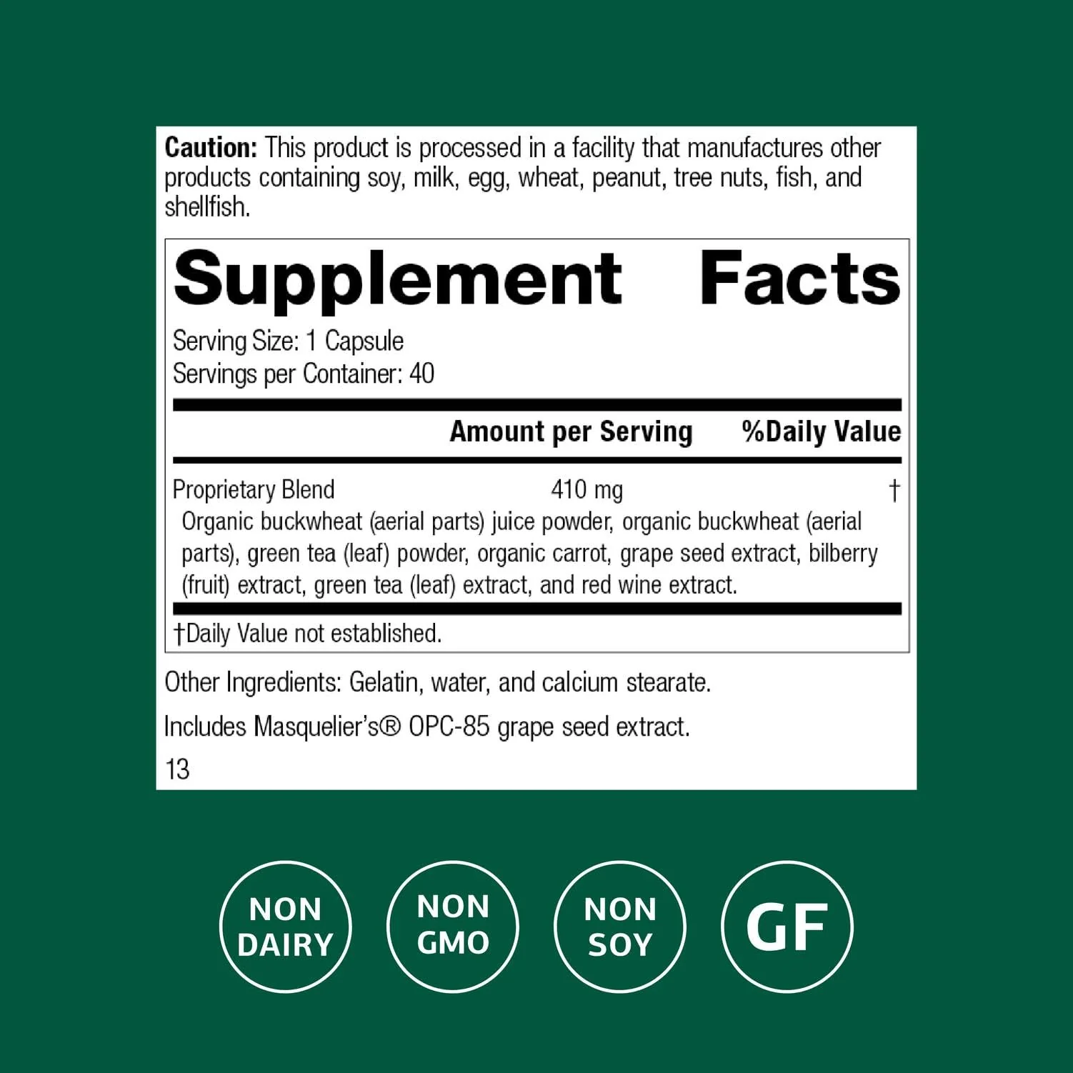 Standard Process OPC Synergy – Antioxidant & Brain Health – 150 Tablets - Image 2