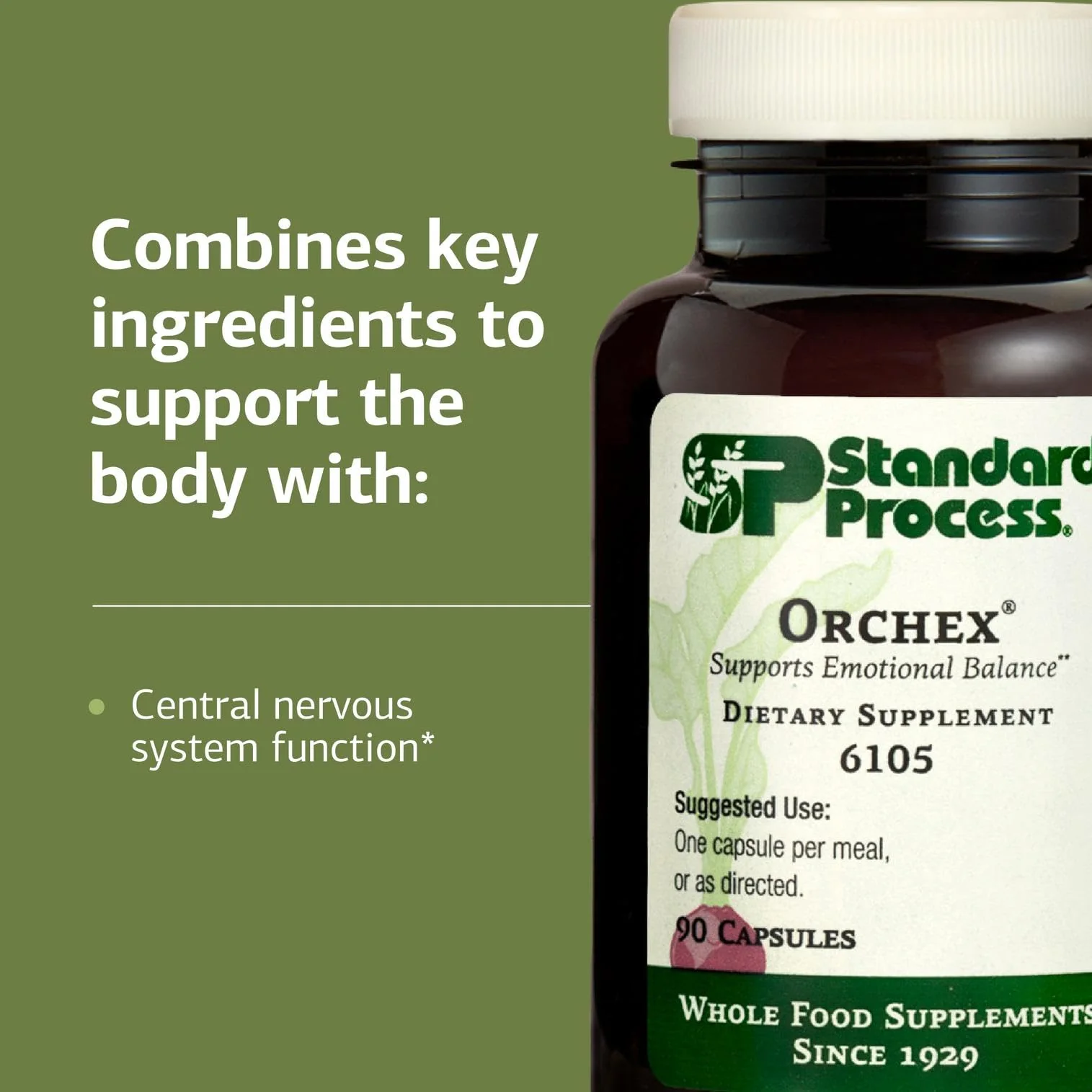 Standard Process Orchex - Whole-Food Nervous System Support, Mental Clarity & Stress Adaptability | 90 Capsules - Image 5
