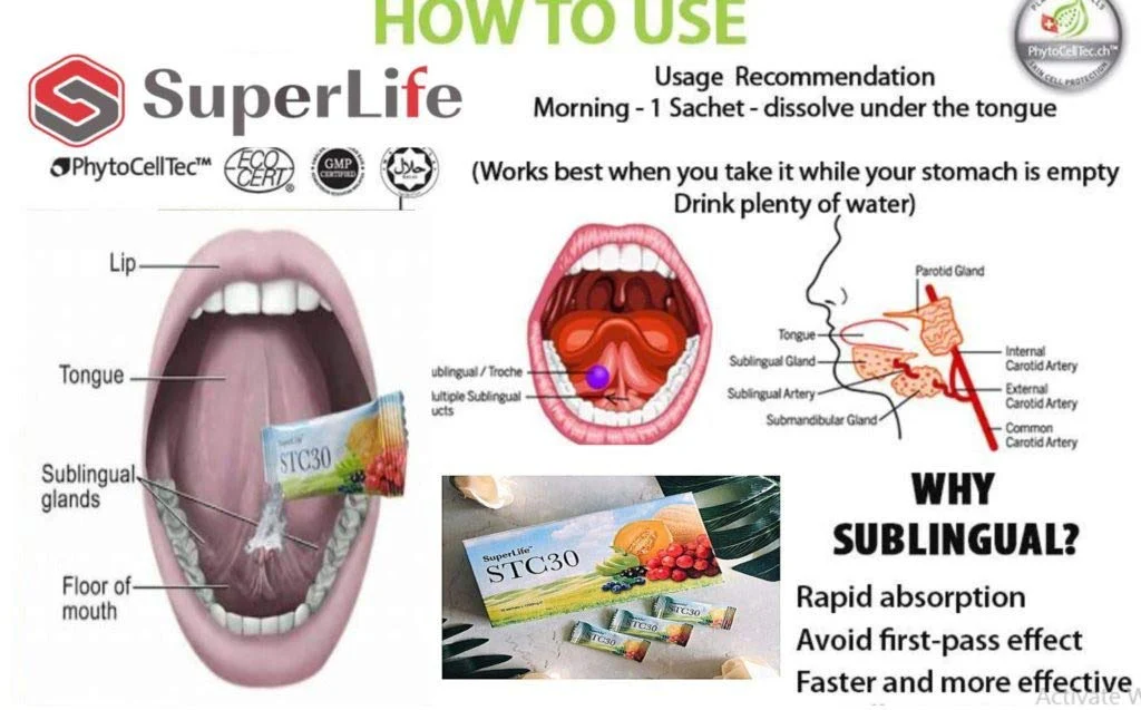 STC30 Superlife 4 Packs (15 Sachets/Pack) – Sublingual Stem Cell Health Supplement - Image 6