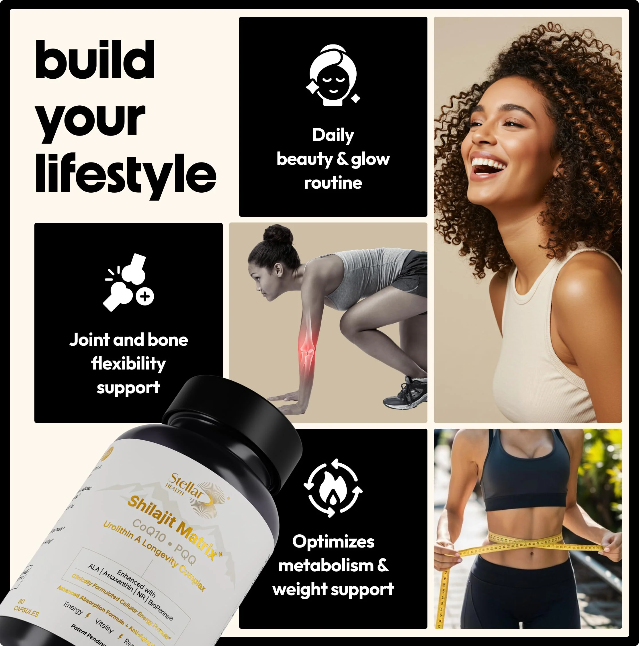 Stellar Health Clinical Mitochondrial Complex – Shilajit & NAD+ Booster with Ubiquinol CoQ10, NR, PQQ, ALA, Astaxanthin | 60 Vegan Capsules - Image 7