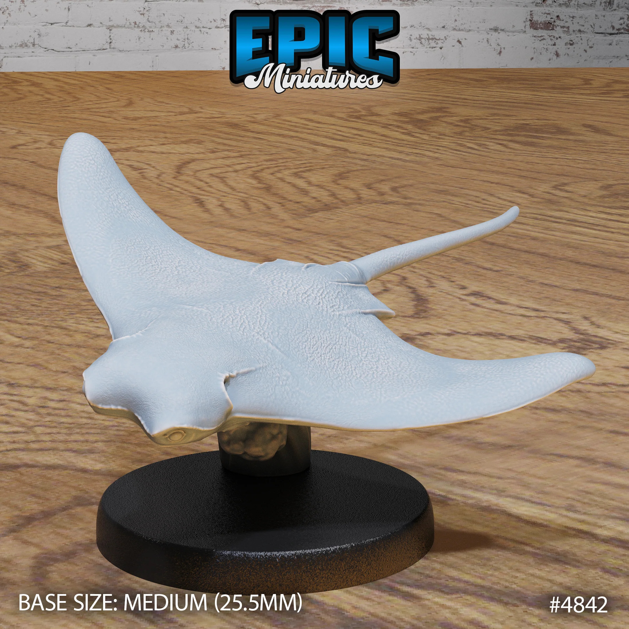 Stingray #4842-#4843 by Epic Miniatures | 28mm Scale D&D Tabletop Miniature - Image 2