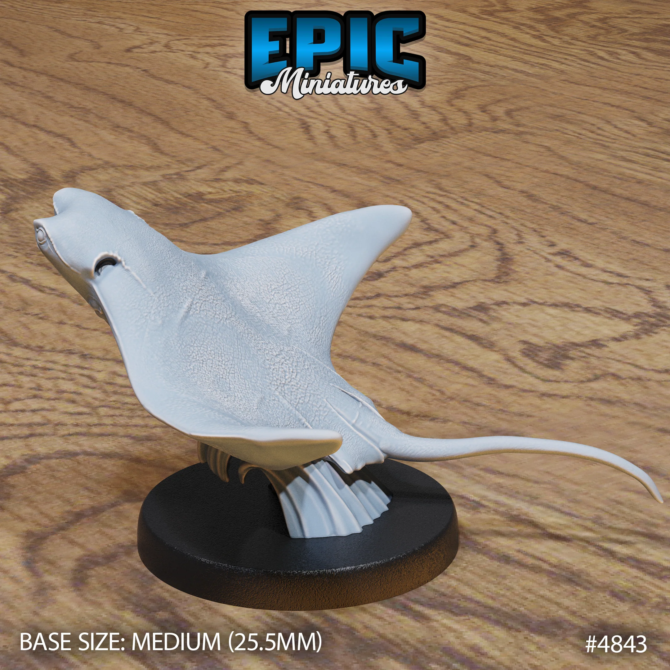 Stingray #4842-#4843 by Epic Miniatures | 28mm Scale D&D Tabletop Miniature - Image 4