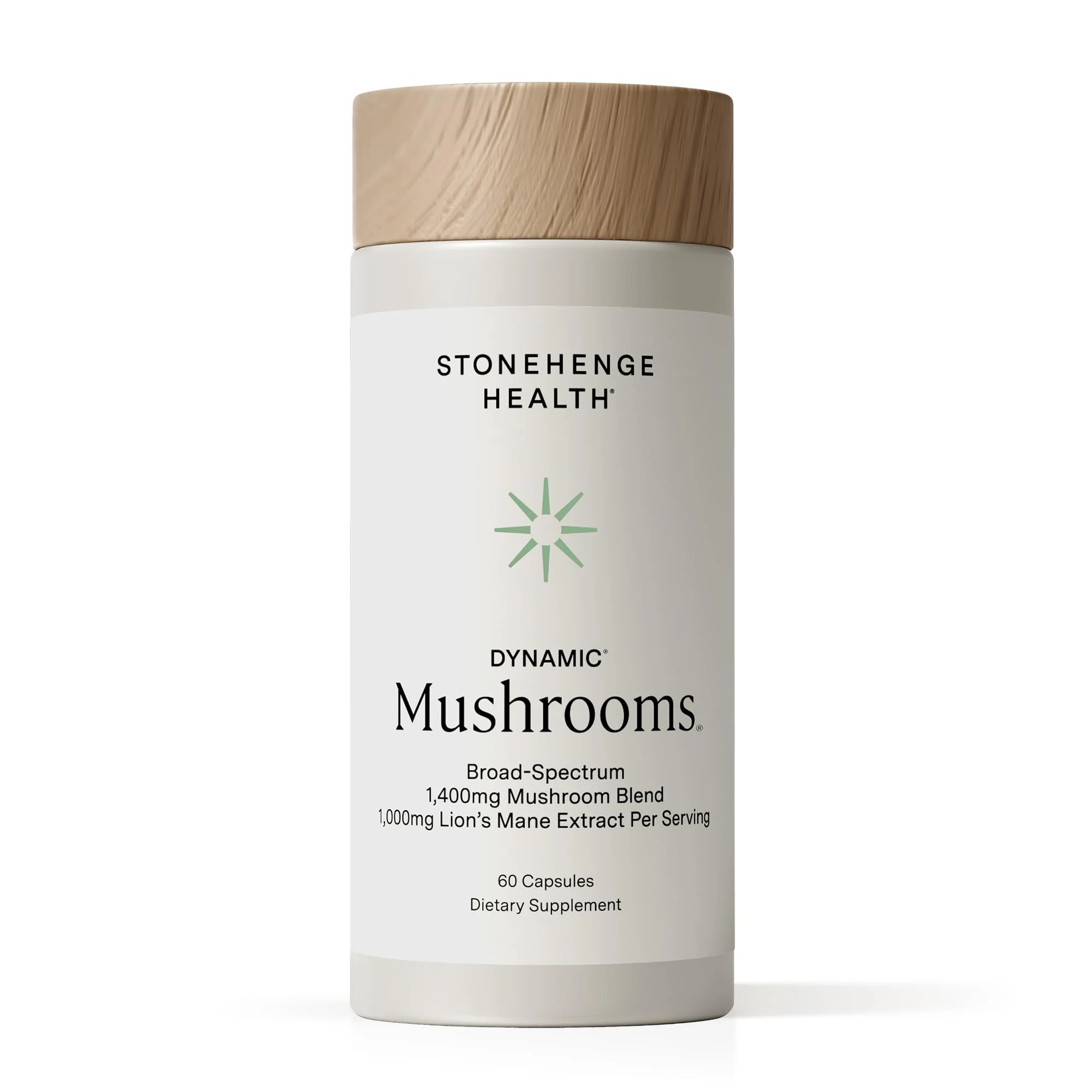 Stonehenge Dynamic Health Mushrooms 1,400 mg – 5 Mushroom Complex (Lion’s Mane, Reishi, Chaga, Maitake, Shiitake) – 60 Capsules - Image 10