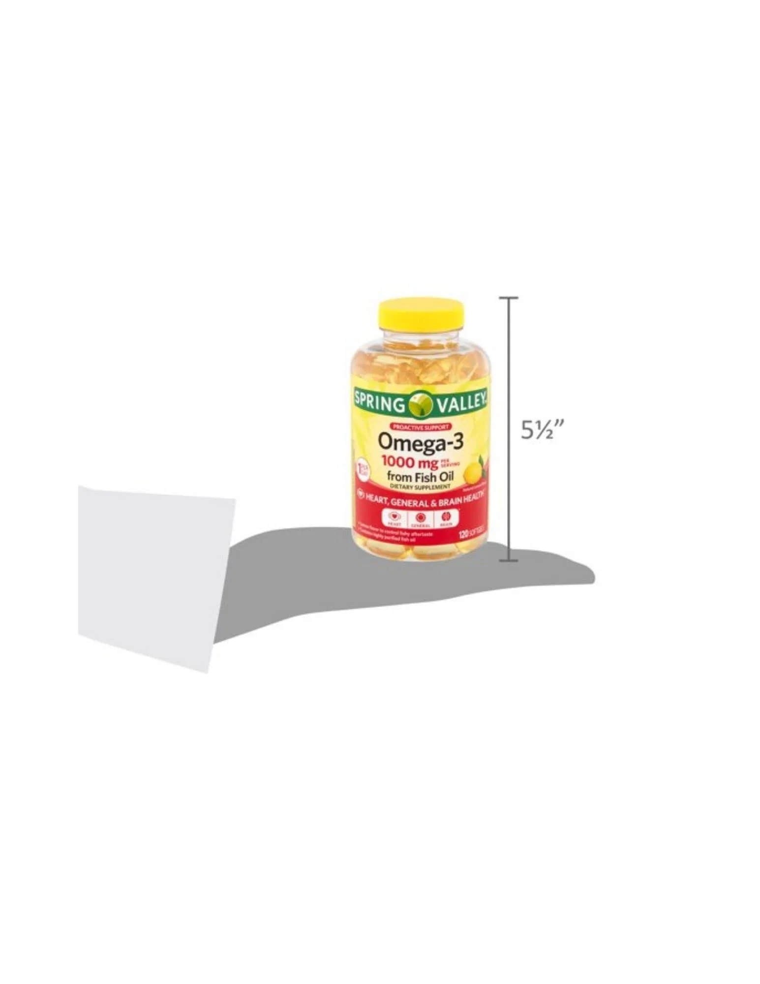STS Home Spring Valley Omega-3 1000 mg Fish Oil Soft Gels – 120 Count - Image 4