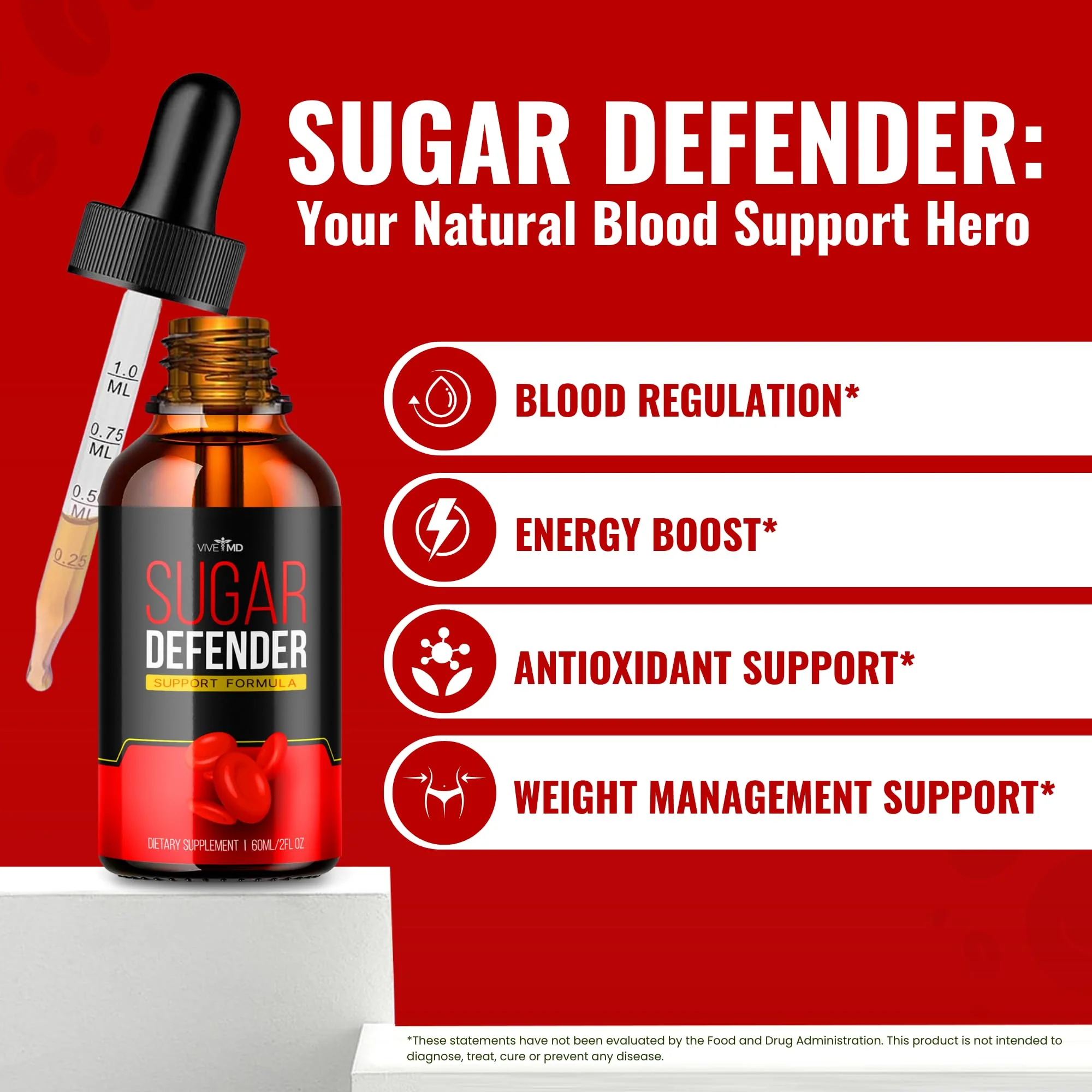 Sugar Defender Drops – VIVE MD Official Formula (Sugar Defender 24 & Liquid) - Image 7