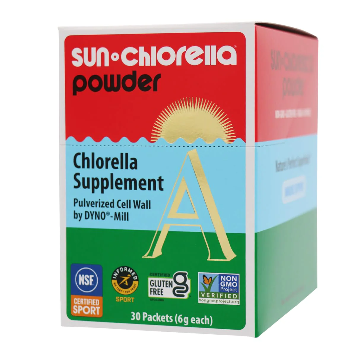 Sun Chlorella Powder Green Algae Superfood – Immune Support, Gut Health & Natural Energy | Non-GMO | 30 Packets - Image 3