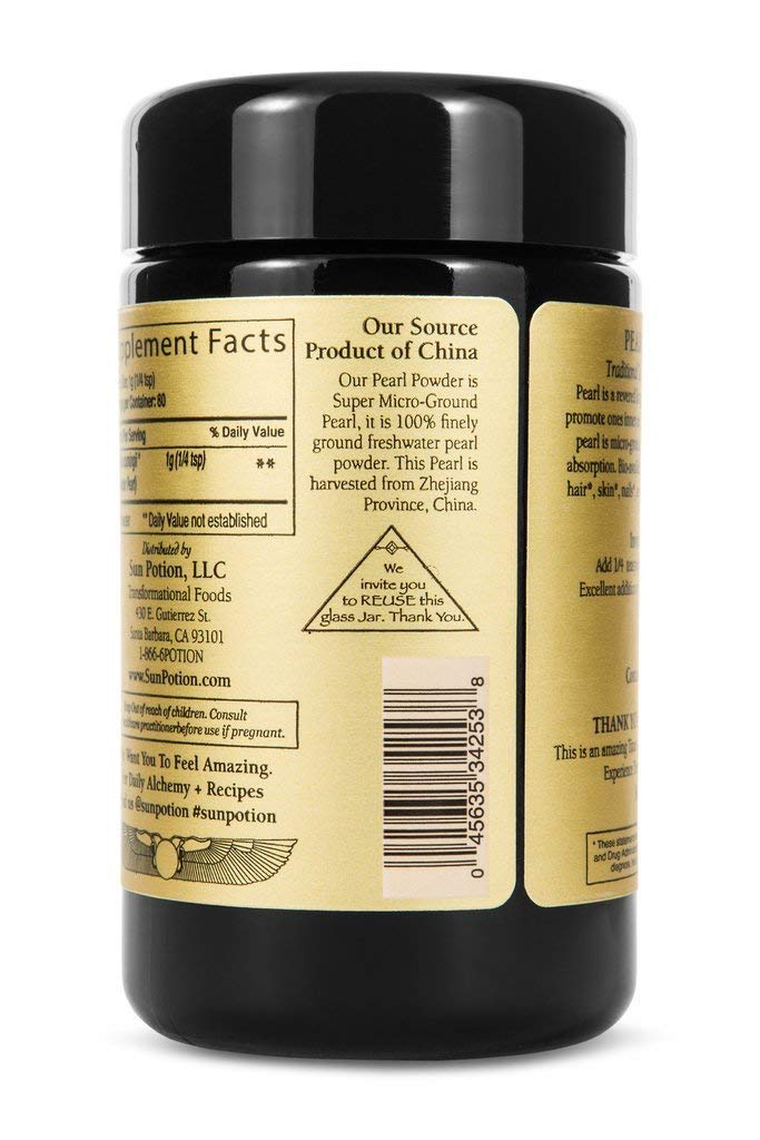 Sun Potion Pearl Powder (Sustainable Freshwater) – Beauty & Spirit Tonic (80g) - Image 5