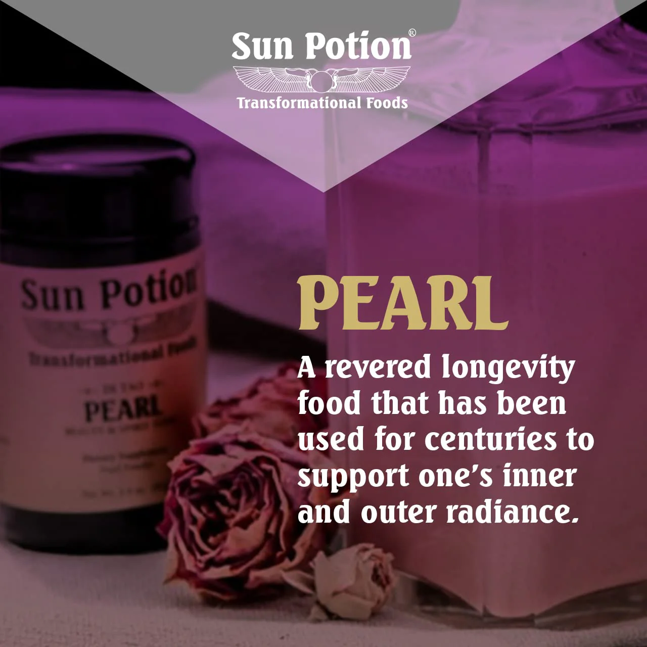 Sun Potion Pearl Powder (Sustainable Freshwater) – Beauty & Spirit Tonic (80g) - Image 7
