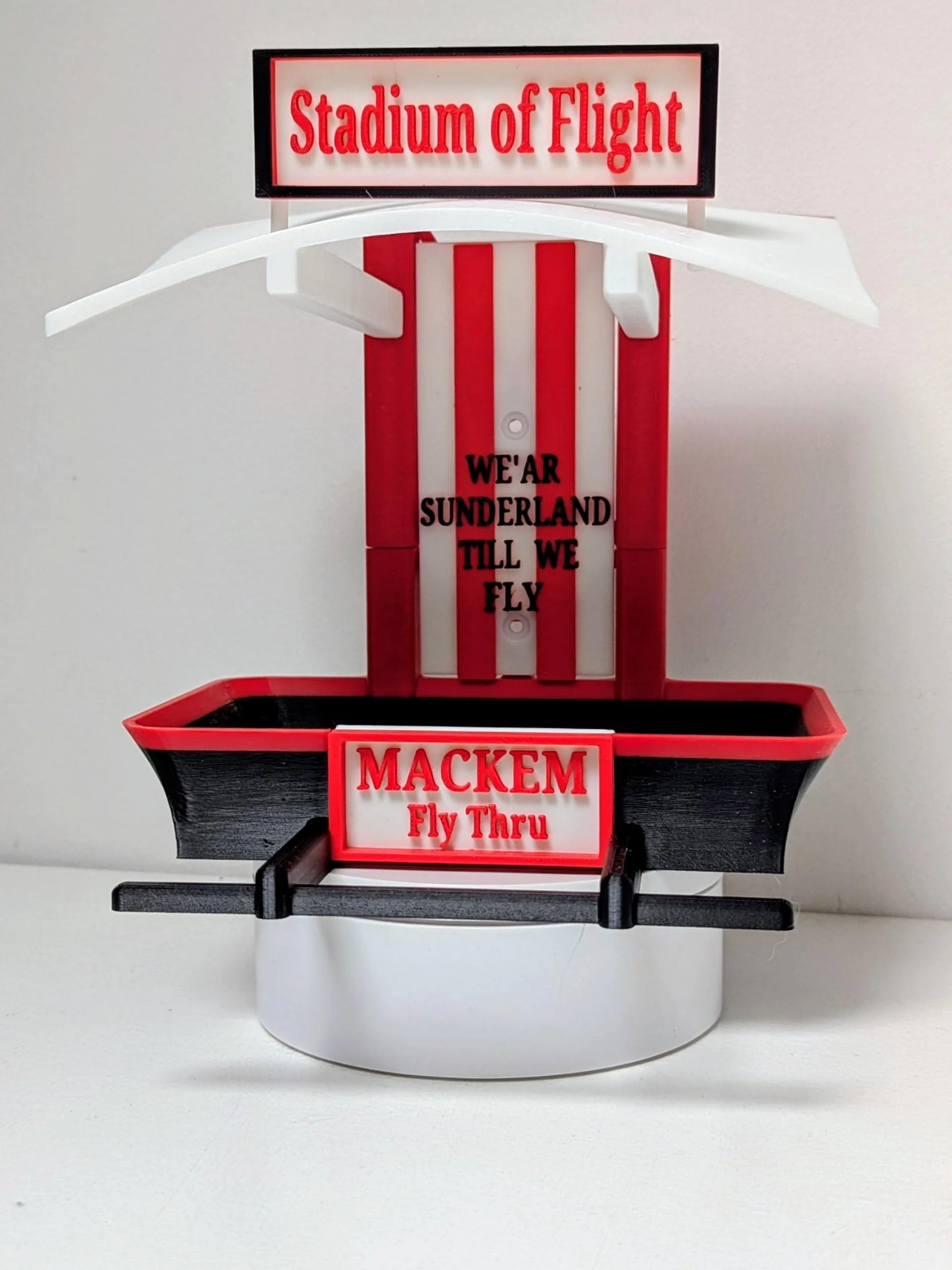Sunderland supporters Bird Feeder: Stadium of flight Fly Thru Design - Garden Gift for a football mad Mackem - Image 4