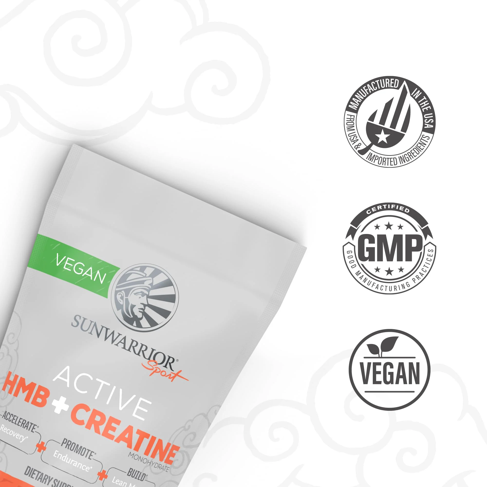 Sunwarrior Creatine HMB Monohydrate Powder – 240g | Pre-Workout Supplement for Men & Women - Image 4
