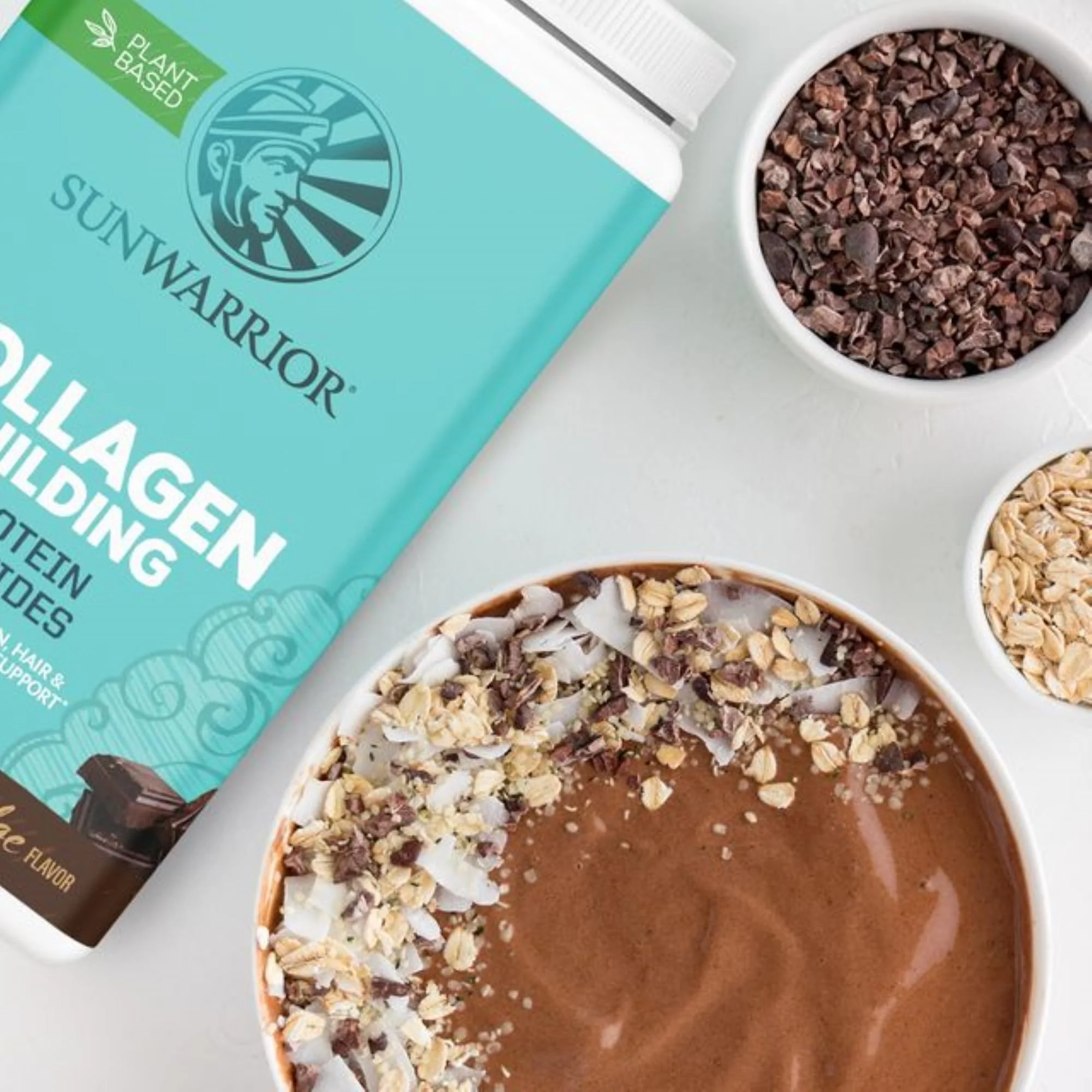 Sunwarrior Vegan Collagen Protein Powder for Women – Chocolate (40 Servings) | Plant-Based, Silica, Non-GMO - Image 13