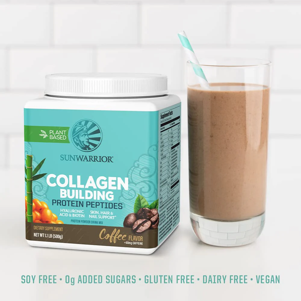 Sunwarrior Vegan Collagen Protein Powder for Women – Coffee Flavor, Plant-Based, Non-GMO, 20 Servings - Image 12