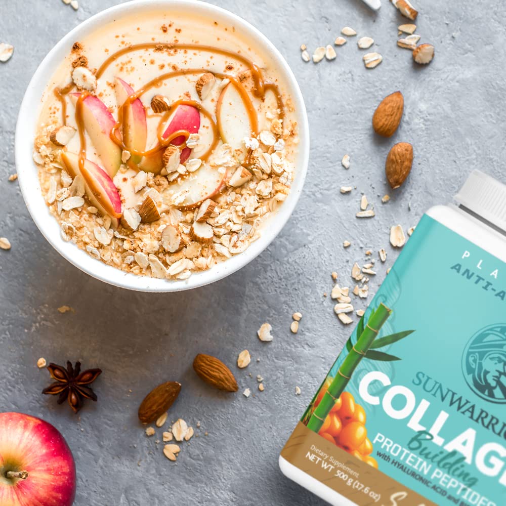 Sunwarrior Vegan Collagen Protein Powder for Women – Plant-Based, Salted Caramel, 20 Servings - Image 13