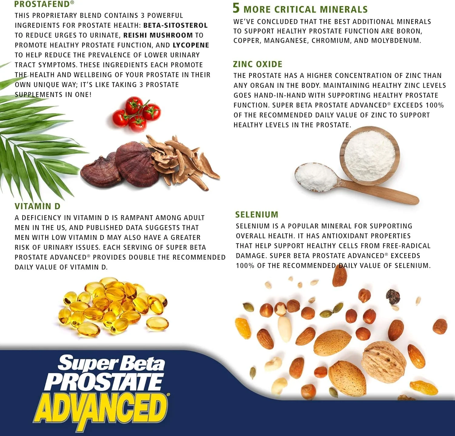 Super Beta Prostate Advanced Prostate Supplement for Men – Beta Sitosterol (Not Saw Palmetto) – 60 Caplets - Image 4