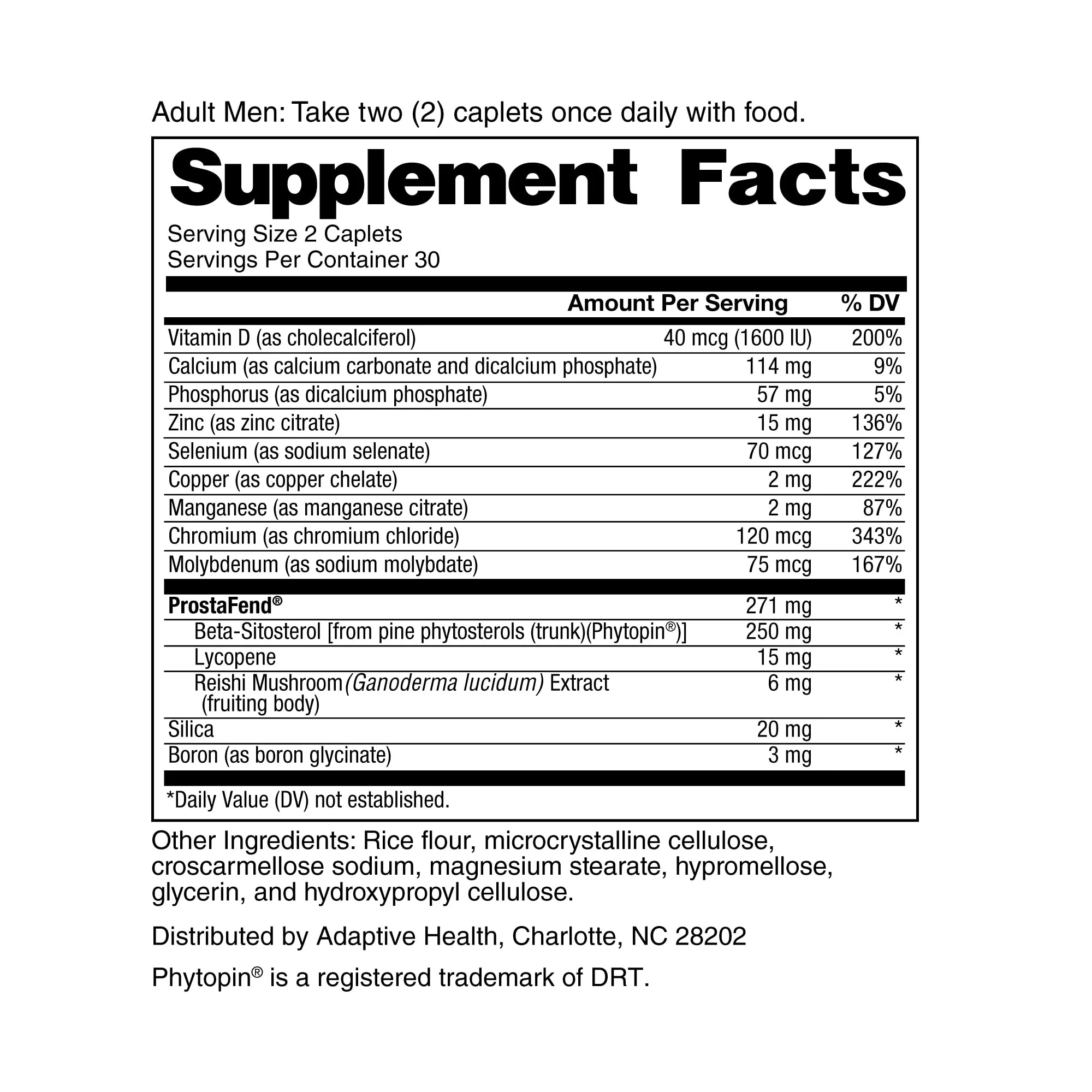Super Beta Prostate Advanced Prostate Supplement for Men – Beta Sitosterol (Not Saw Palmetto) – 60 Caplets - Image 6