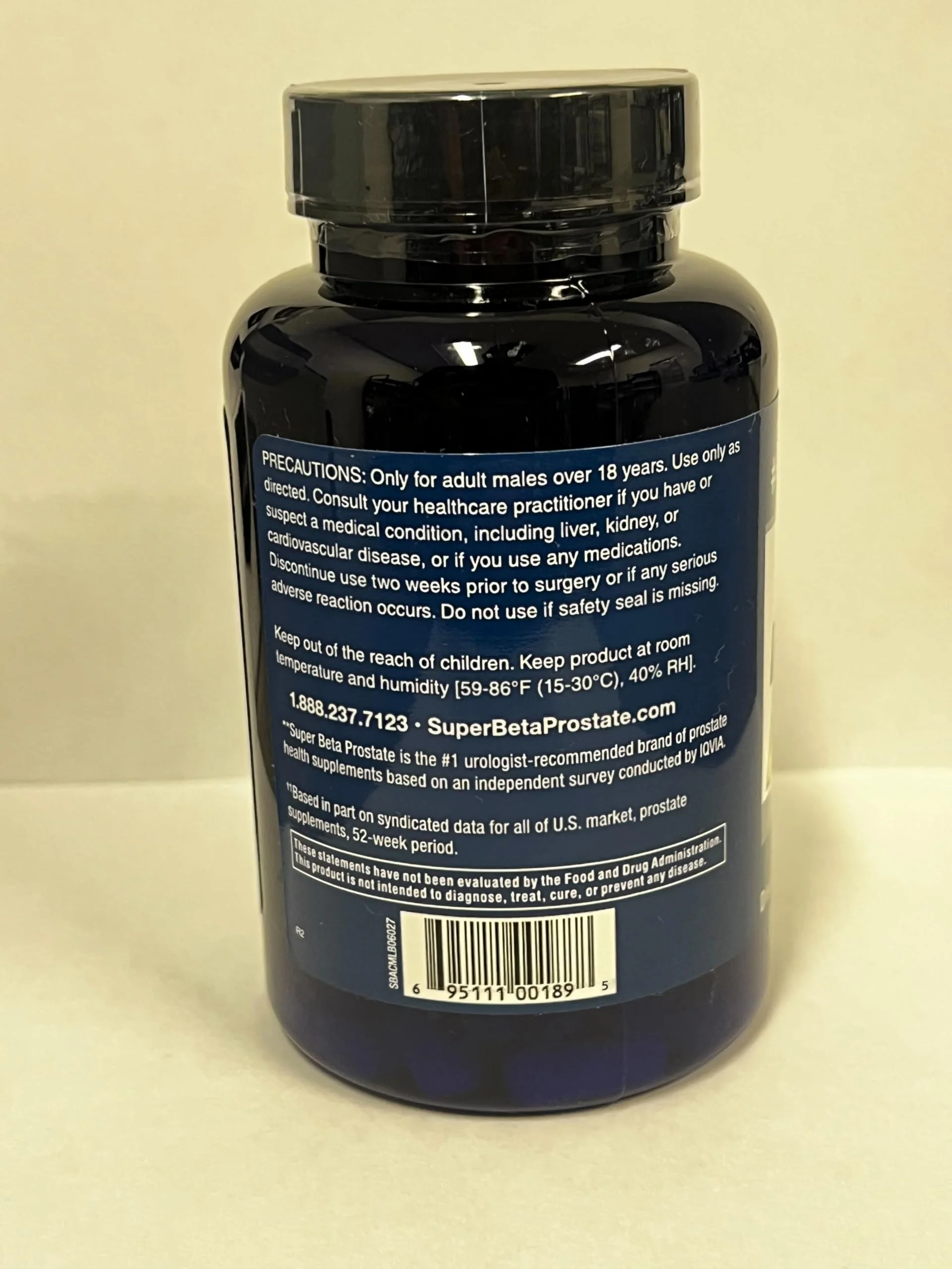 Super Beta Prostate Advanced Prostate Supplement for Men – Beta Sitosterol (Not Saw Palmetto) – 60 Caplets - Image 9