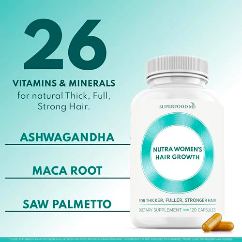 Superfood MD Women’s Balance Hair Growth – 2 Month Soy-Free Formula for 45+ - Image 5