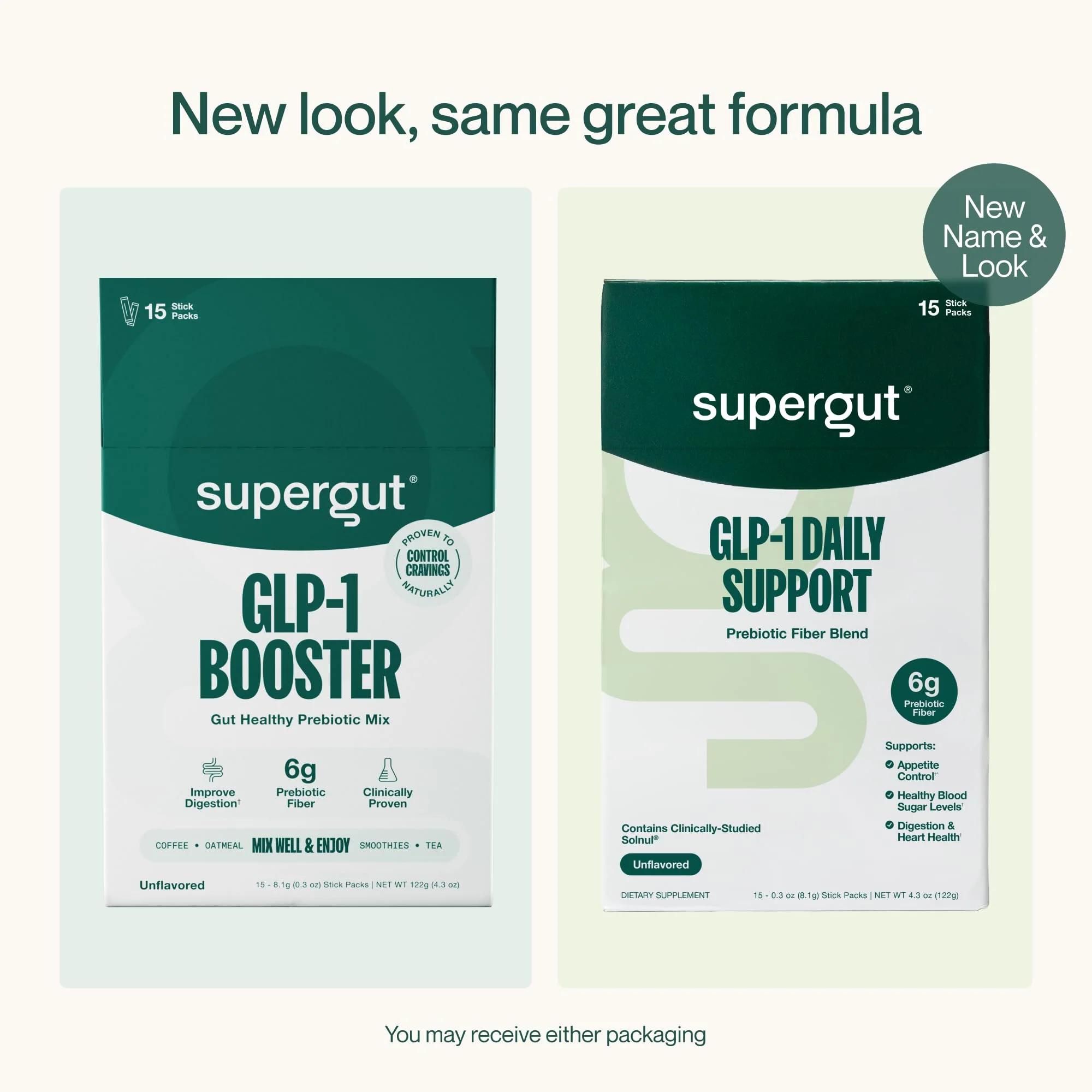 Supergut GLP-1 Daily Support - High Fiber GLP-1 Powder (15 Servings) - Image 2