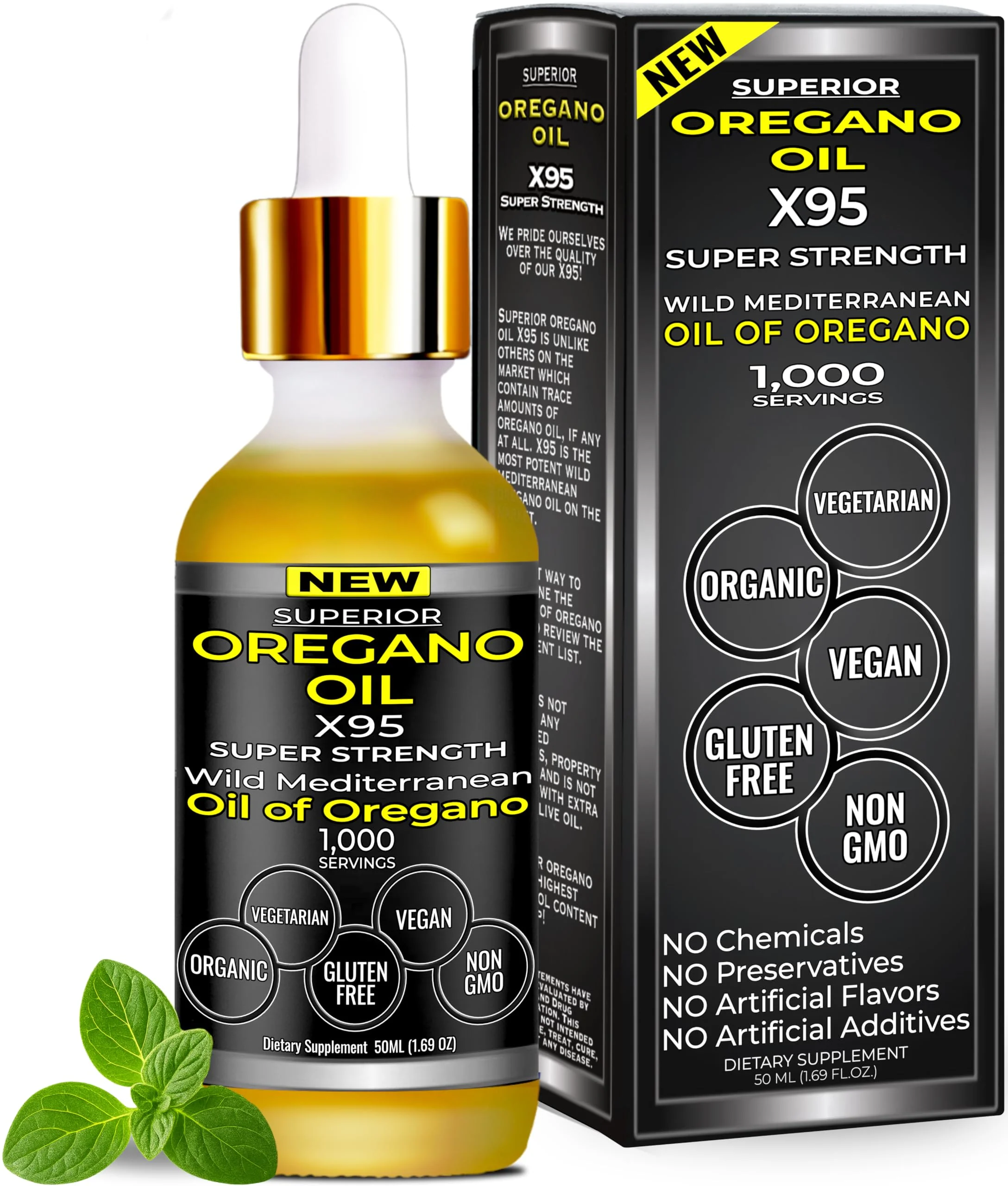 Superior Fulvic Humic X935 Organic Oregano Oil Drops – 1,000 Servings, 12-Month Supply - Image 10