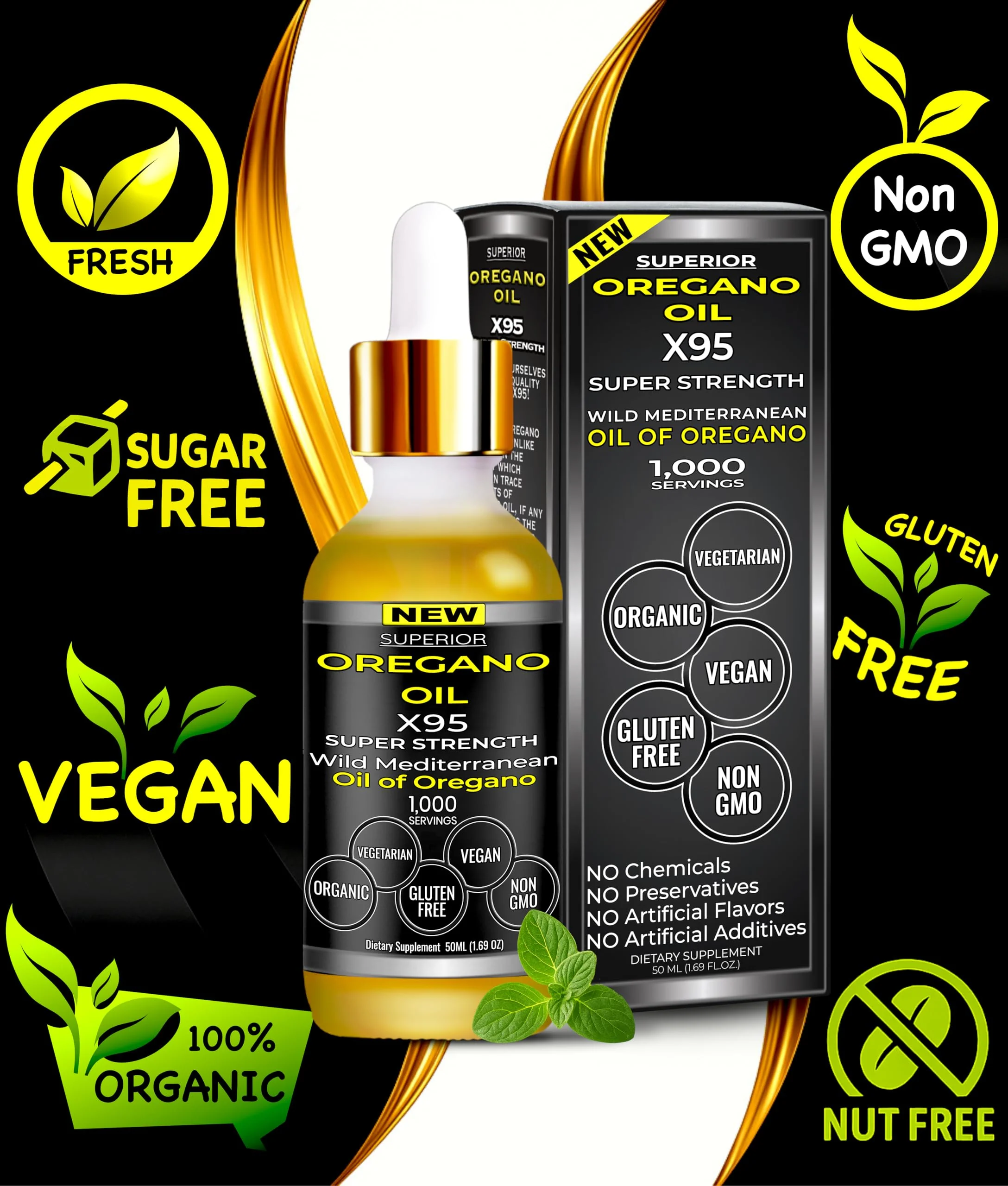 Superior Fulvic Humic X935 Organic Oregano Oil Drops – 1,000 Servings, 12-Month Supply - Image 12