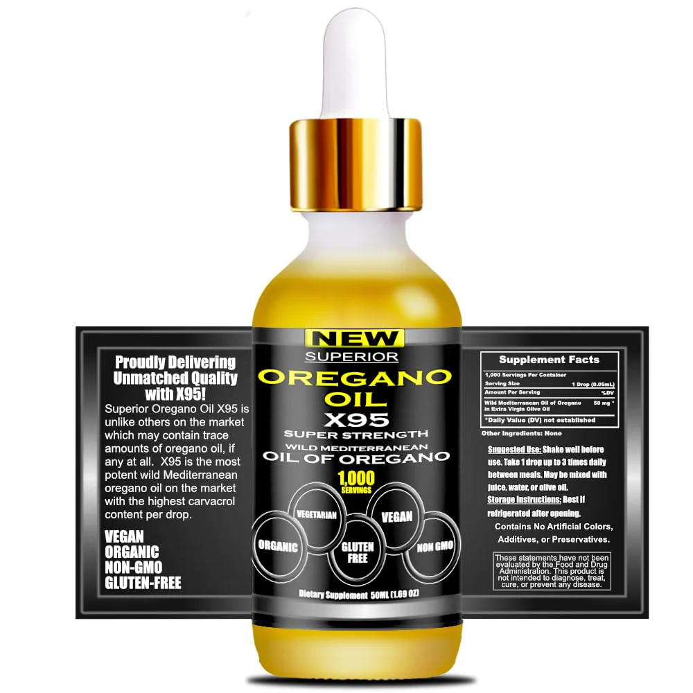 Superior Fulvic Humic X935 Organic Oregano Oil Drops – 1,000 Servings, 12-Month Supply - Image 17