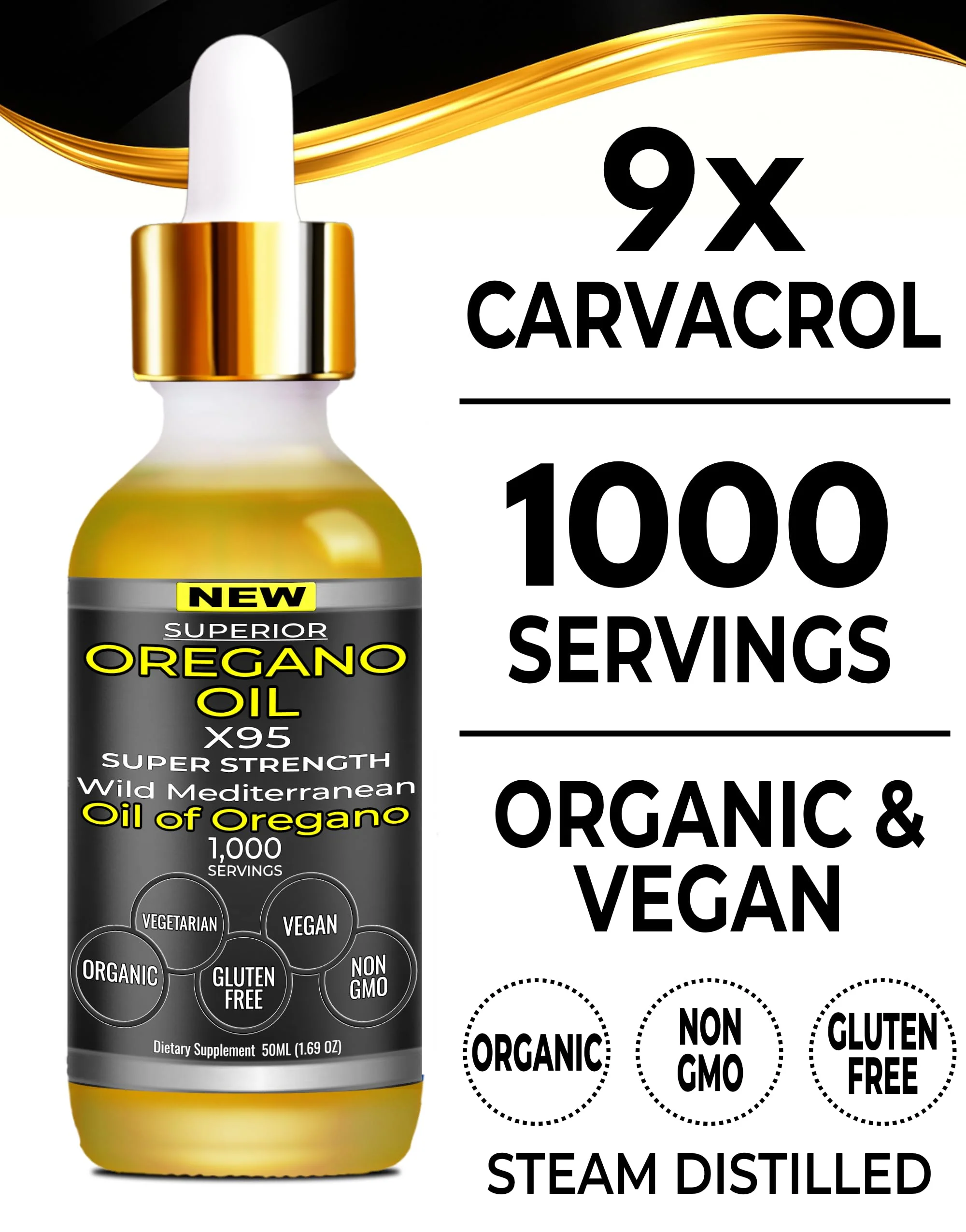Superior Fulvic Humic X935 Organic Oregano Oil Drops – 1,000 Servings, 12-Month Supply - Image 7