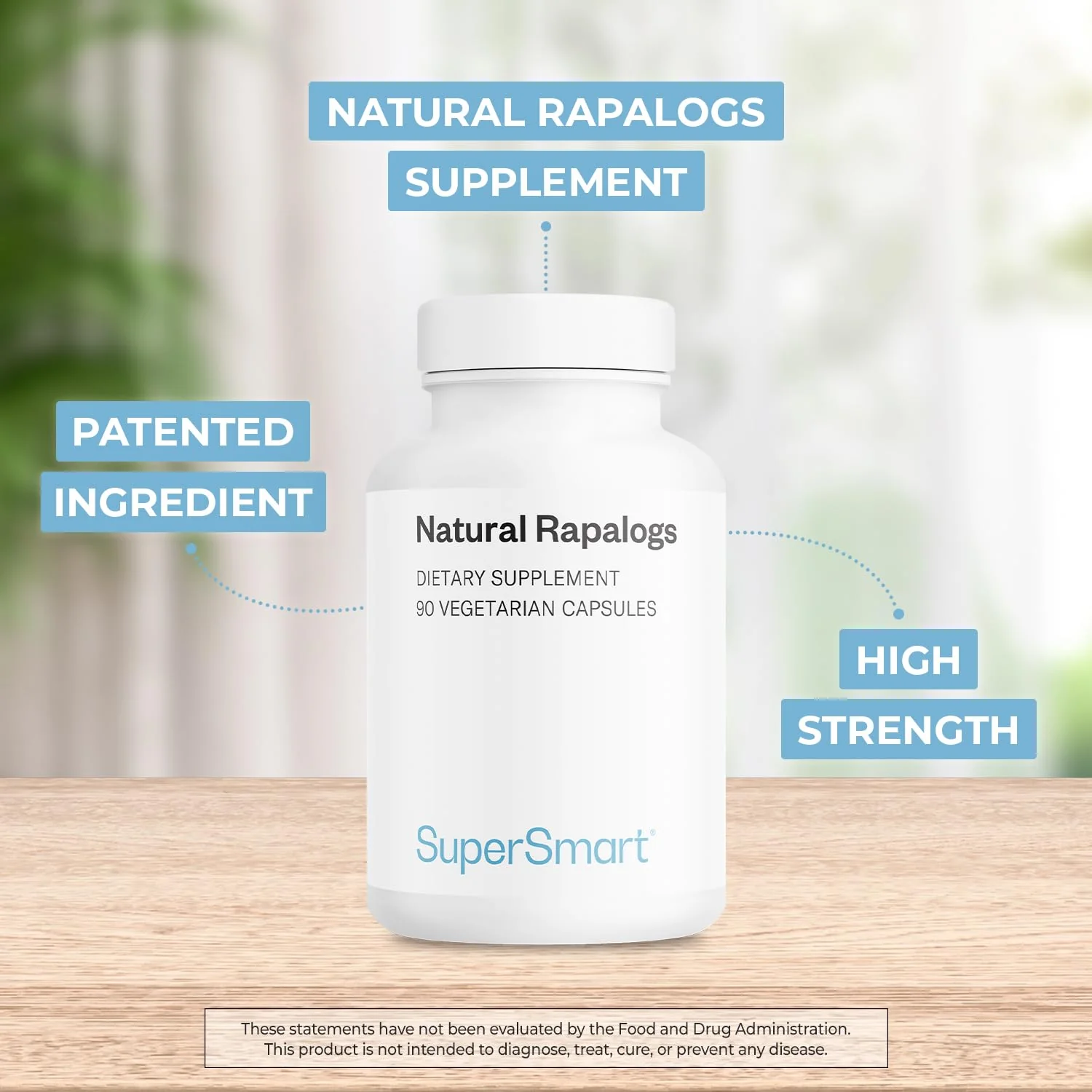 Supersmart Natural Rapalogs (90 Veg Caps) – Meriva, EGCG, Trans-Resveratrol - Image 9