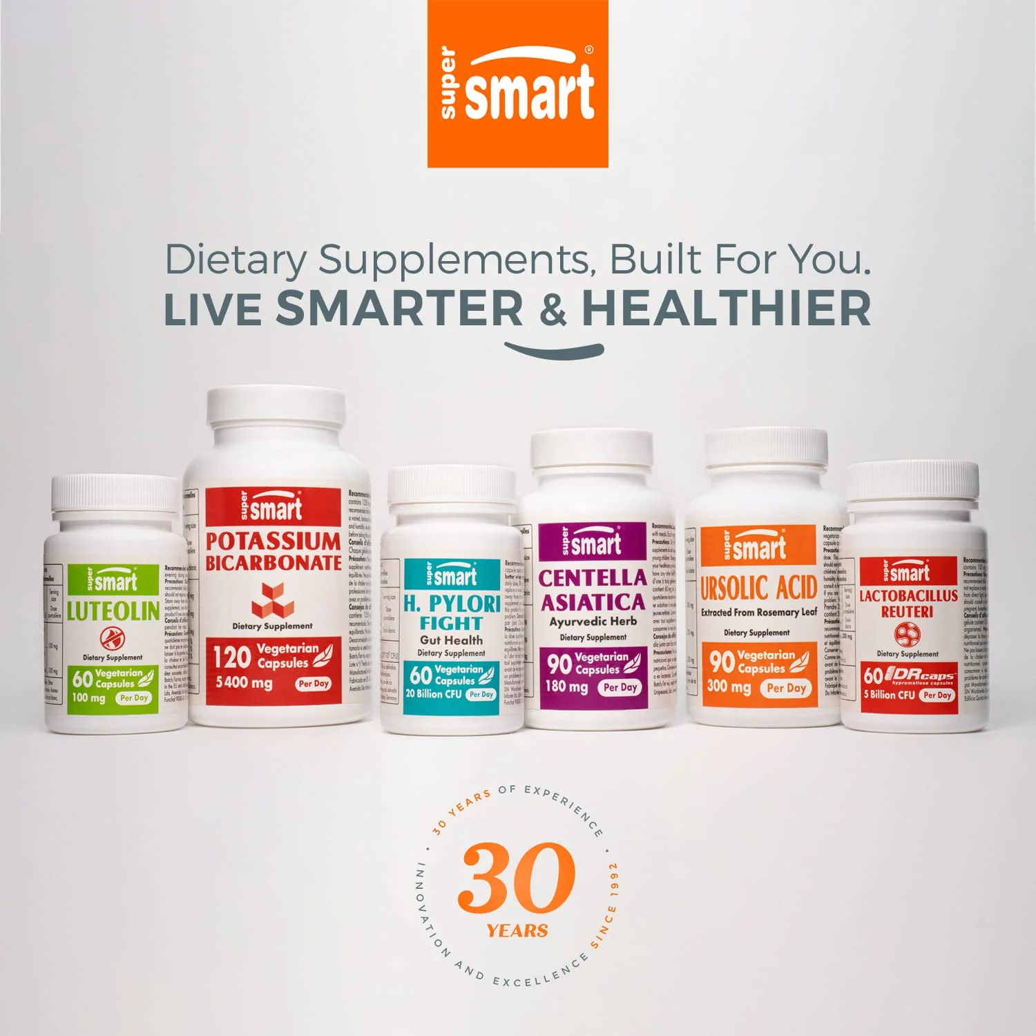 Supersmart Pantesin Pantethine 600 mg per Day - Pantothenic Acid (Vitamin B5) - Non-GMO & Gluten Free - 90 Vegetarian Capsules - Image 8