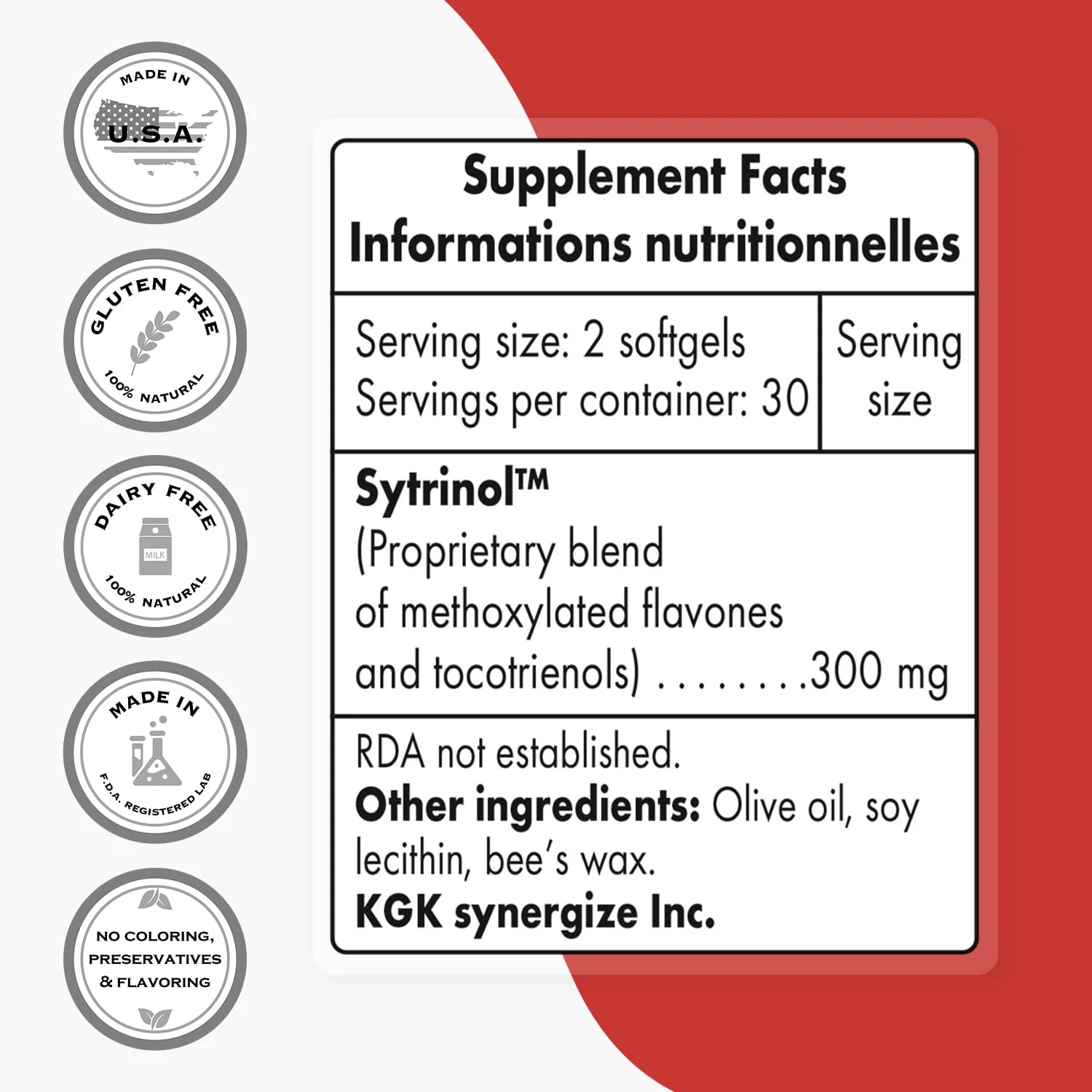 Supersmart - Sytrinol Supplement 300mg per Day (High Absorption) - Citrus Bioflavonoids & Tocotrienols Complex - Palm Fruit Extract | Gluten Free - 60 Softgels - Image 3