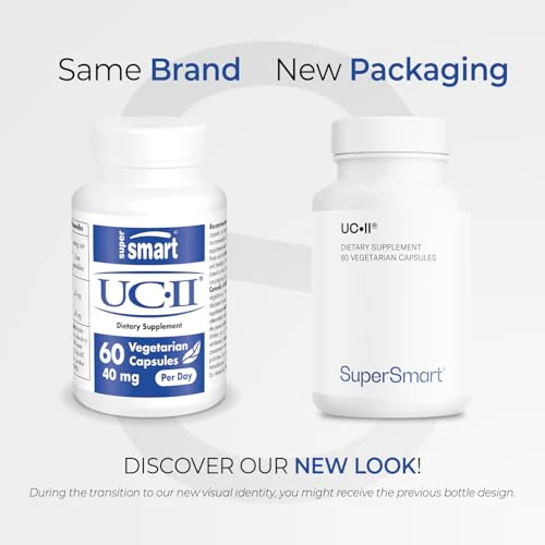Supersmart UC-II Supplement – 40 mg/Day Undenatured Type II Collagen | Non-GMO, Gluten Free | 60 Vegetarian Capsules - Image 2