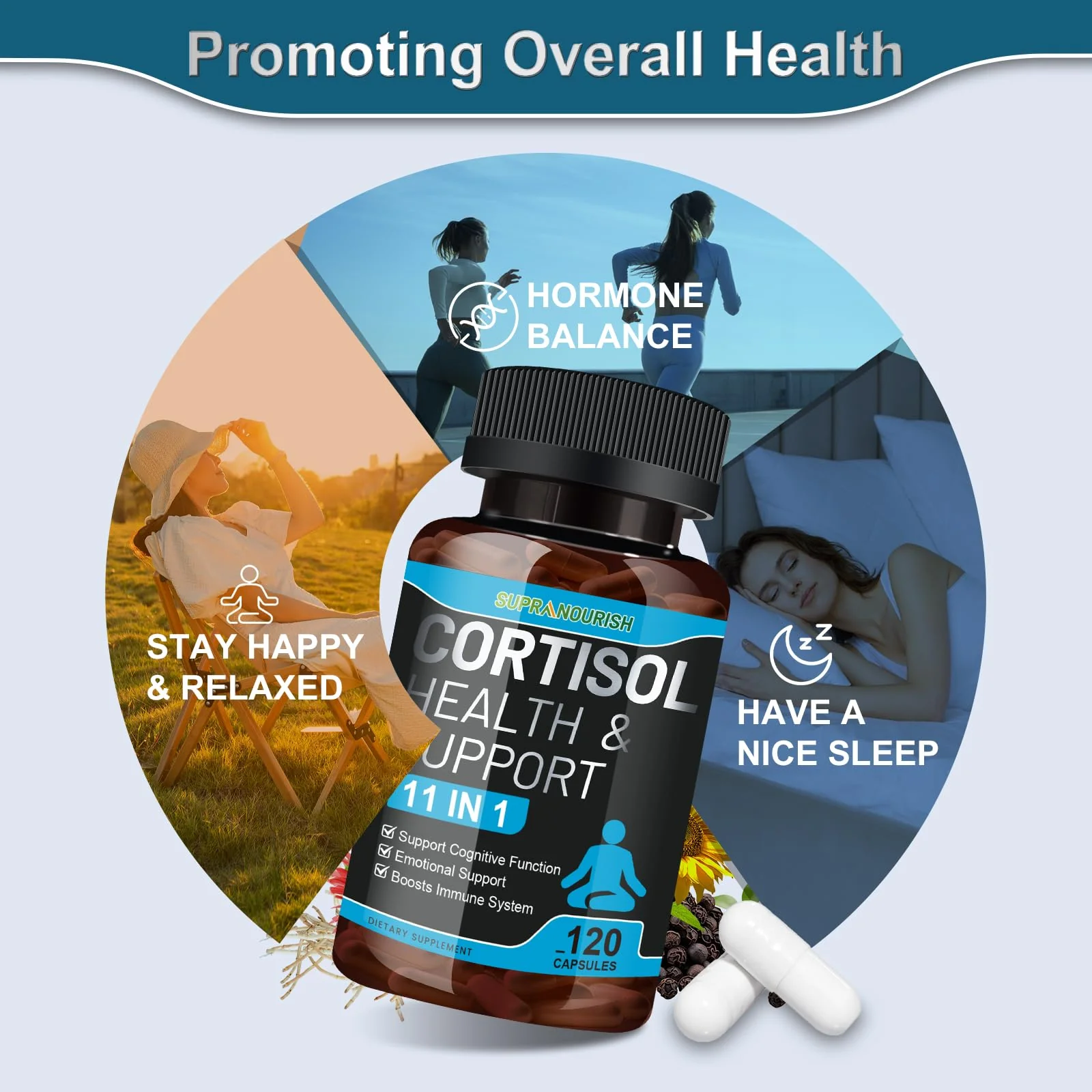 SUPRANOURISH Cortisol Manager – 11-in-1 Cortisol Support, 240 Capsules - Image 11