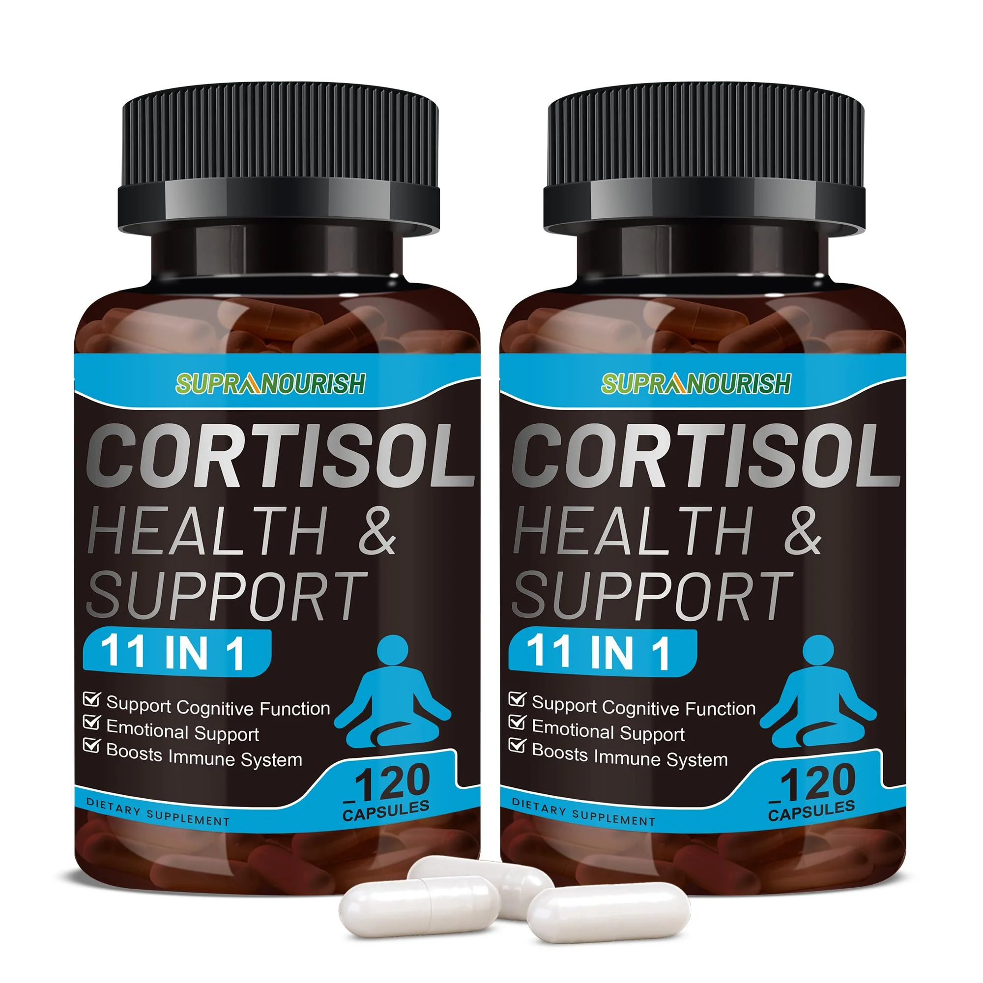 SUPRANOURISH Cortisol Manager – 11-in-1 Cortisol Support, 240 Capsules - Image 8
