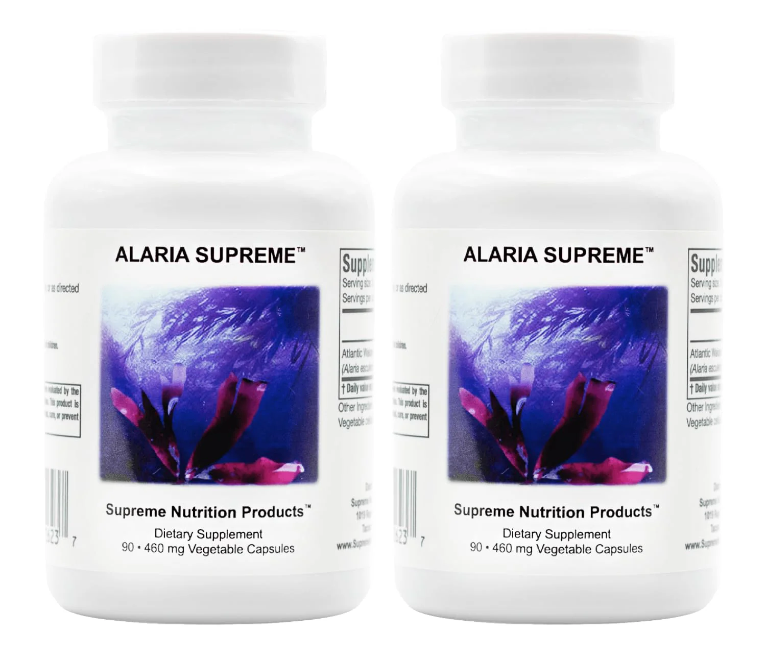 Supreme Nutrition Alaria Supreme Wakame Capsules – 90 Veggie Caps (2-Pack)