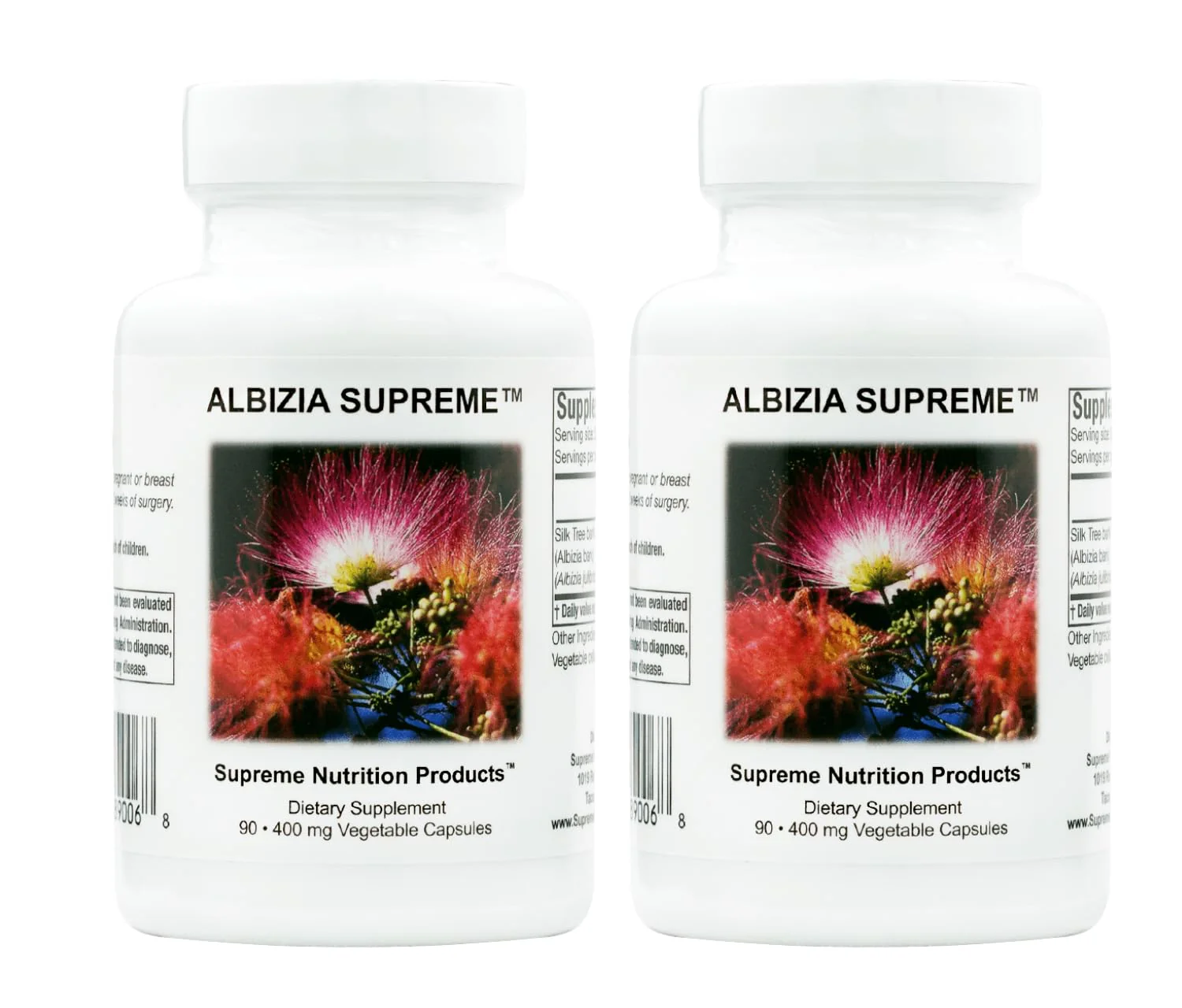 Supreme Nutrition Albizia Supreme – 2 x 90 Vegetarian Silk Tree Bark Capsules