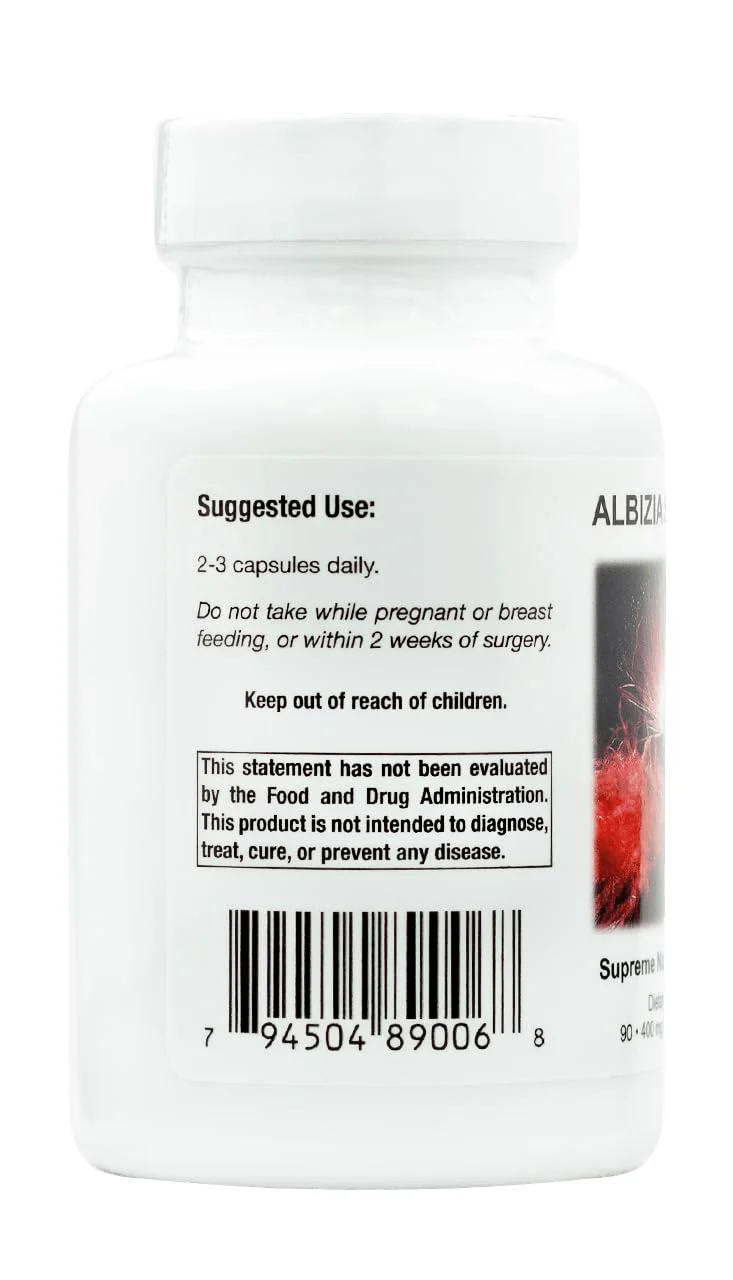 Supreme Nutrition Albizia Supreme – 2 x 90 Vegetarian Silk Tree Bark Capsules - Image 7