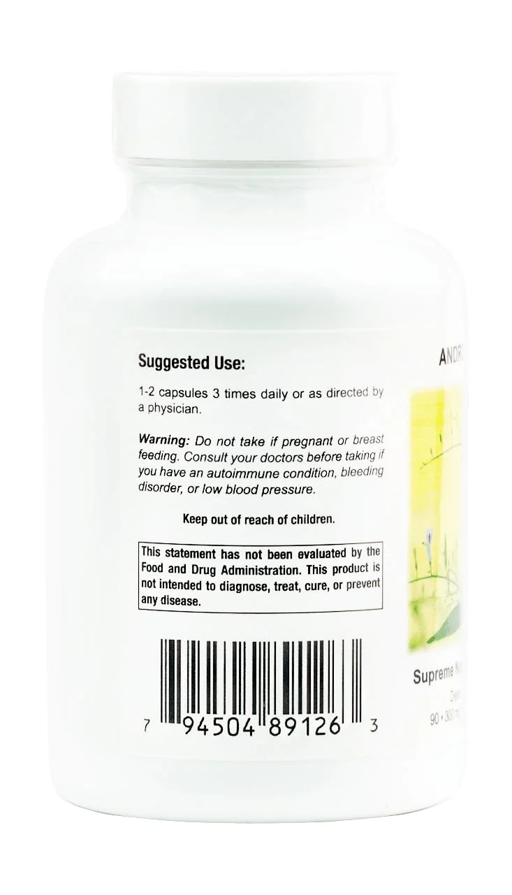 Supreme Nutrition Andrographis - 90 Green Chiretta Vegetarian Capsules (Pack of 2) - Image 3