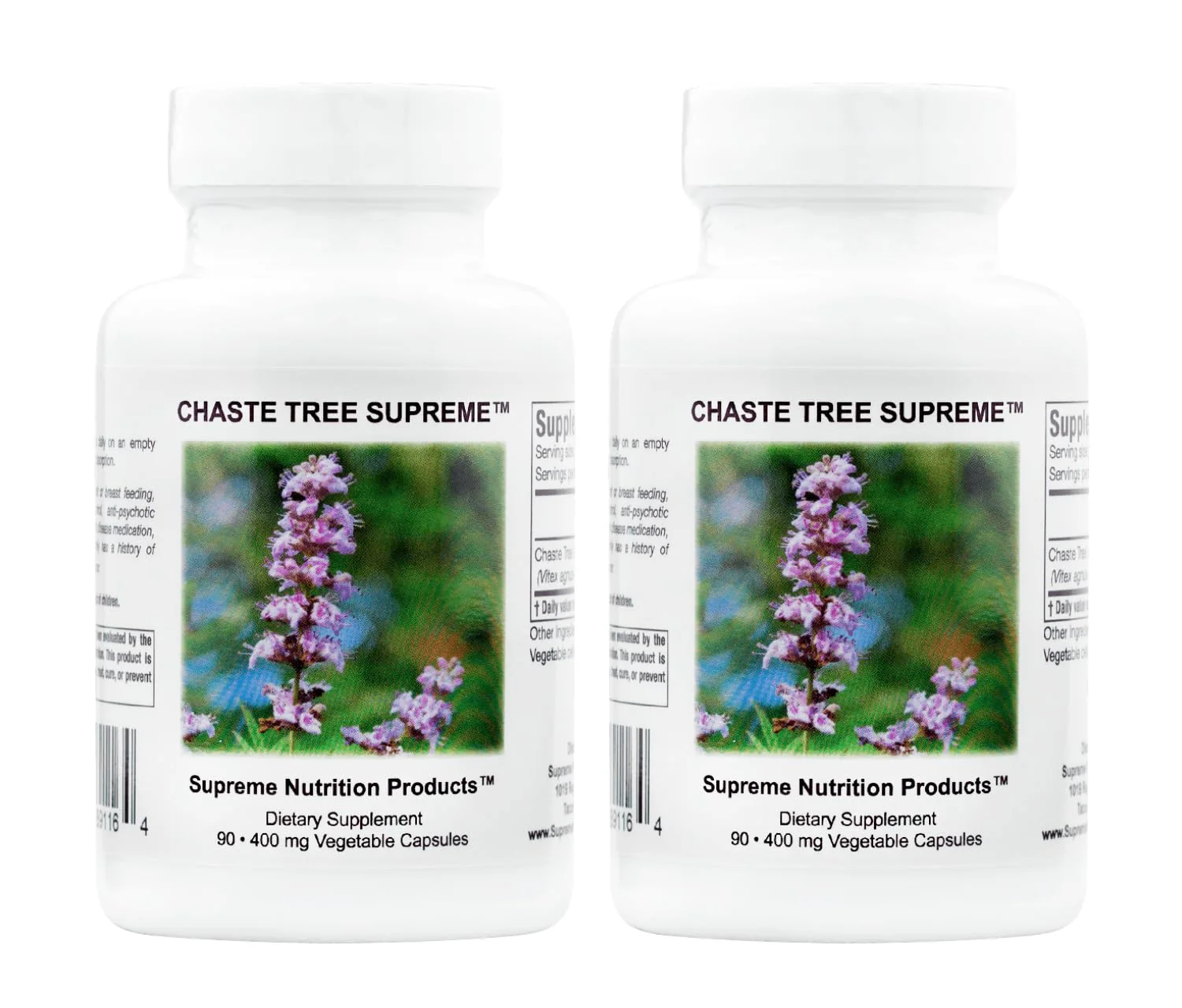 Supreme Nutrition Chaste Tree Supreme Vitex 90 Veg Capsules - Pack of 2
