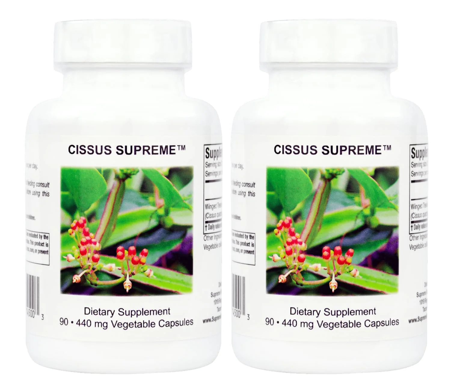 Supreme Nutrition Cissus Supreme – 90 Pure Winged Treebine Capsules (Pack of 2)