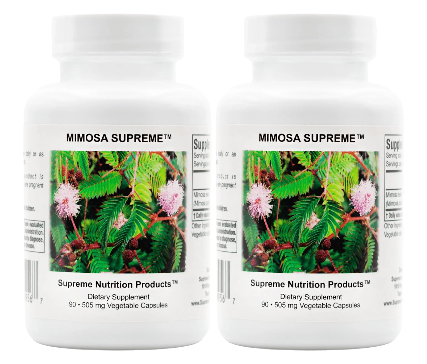 Supreme Nutrition Mimosa Supreme – 2-Pack, 90 Pure Mimosa Pudica Seed Capsules - Image 6