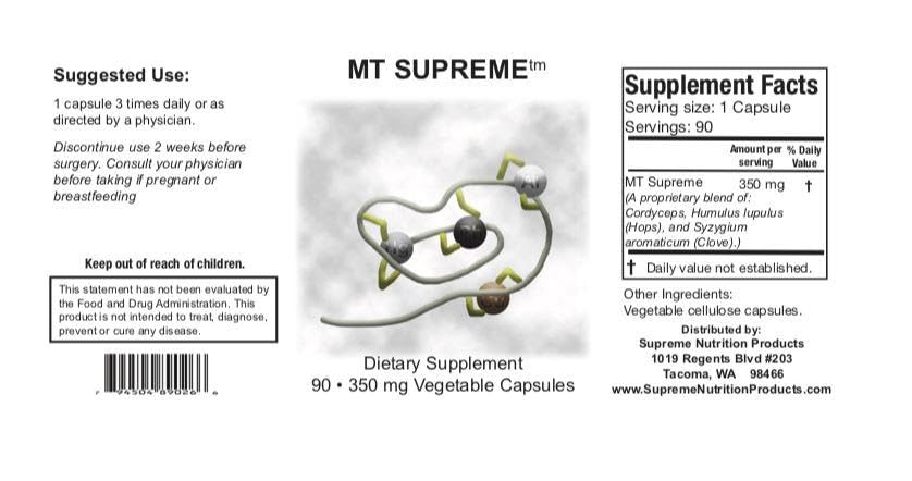 Supreme Nutrition MT Supreme – 90 Pure Herbal Capsules (Pack of 2) - Image 2