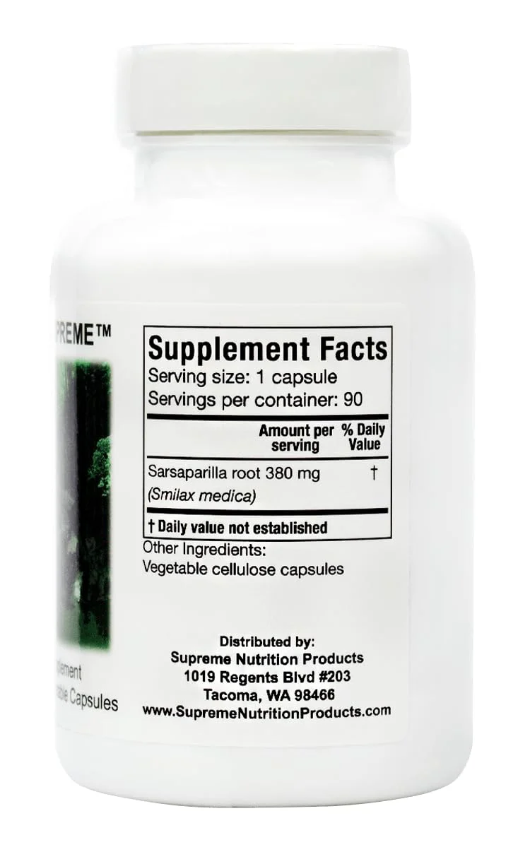 Supreme Nutrition Smilax Supreme – 90 Pure Sarsaparilla Vegetarian Capsules (Pack of 2) - Image 4