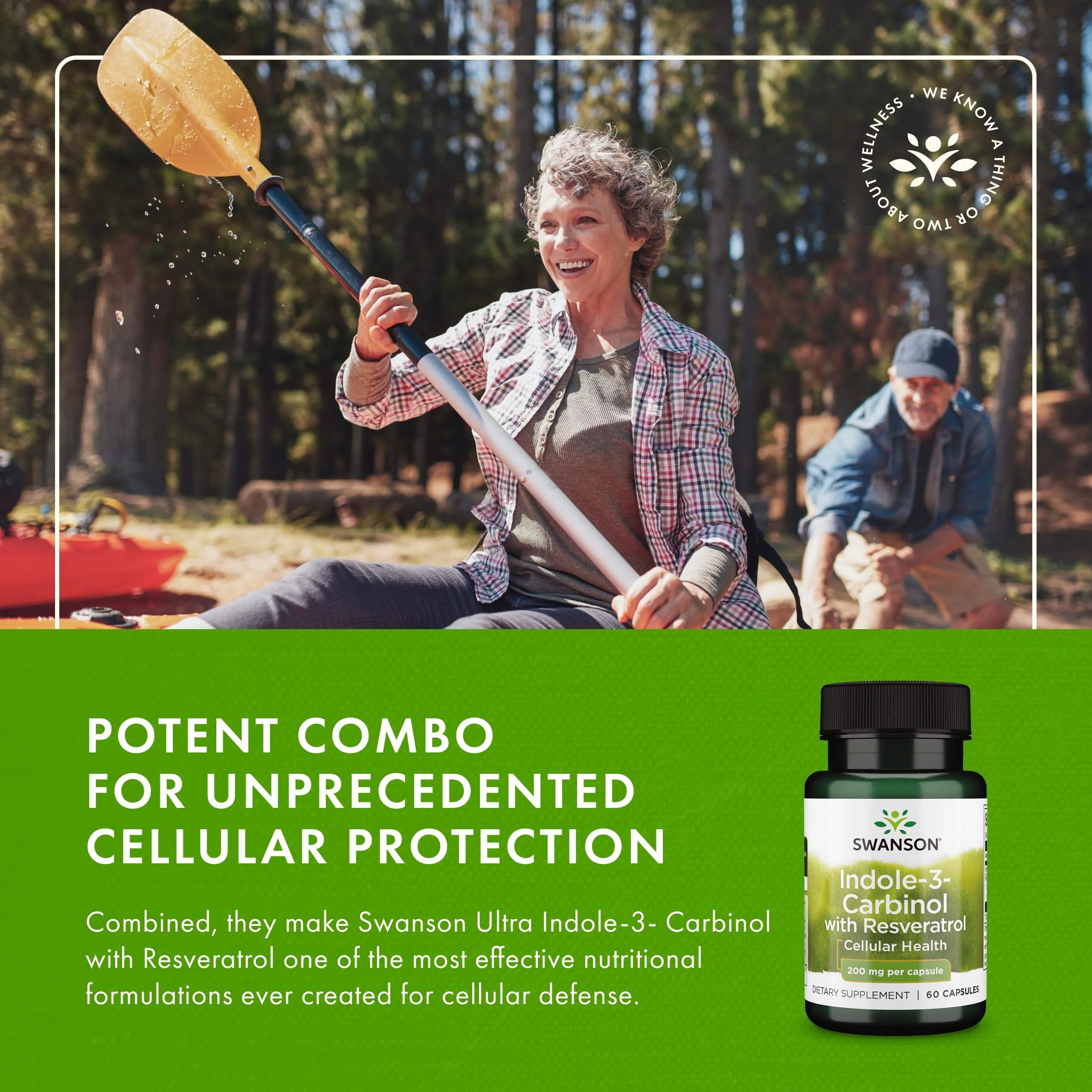 Swanson Indole-3-Carbinol with Resveratrol (I3C) - Cellular Protection & Hormone Balance - 60 Caps - Image 6
