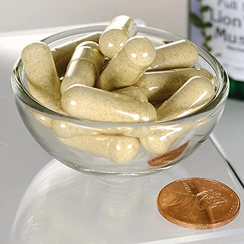 Swanson Lion's Mane Mushroom - Brain Support & Focus (4 Bottles, 60 Capsules Each) - Image 3