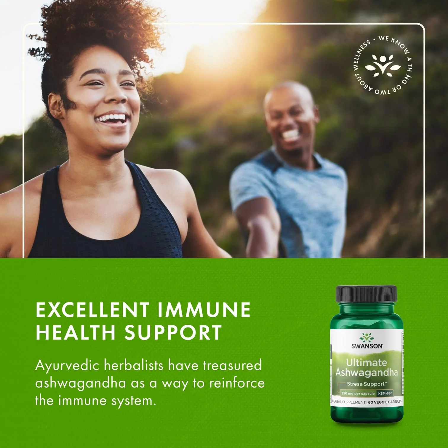 Swanson Ultimate Ashwagandha KSM-66 – Stress Support & Relaxation (60 Veggie Capsules, 250 mg) – 4 Pack - Image 6