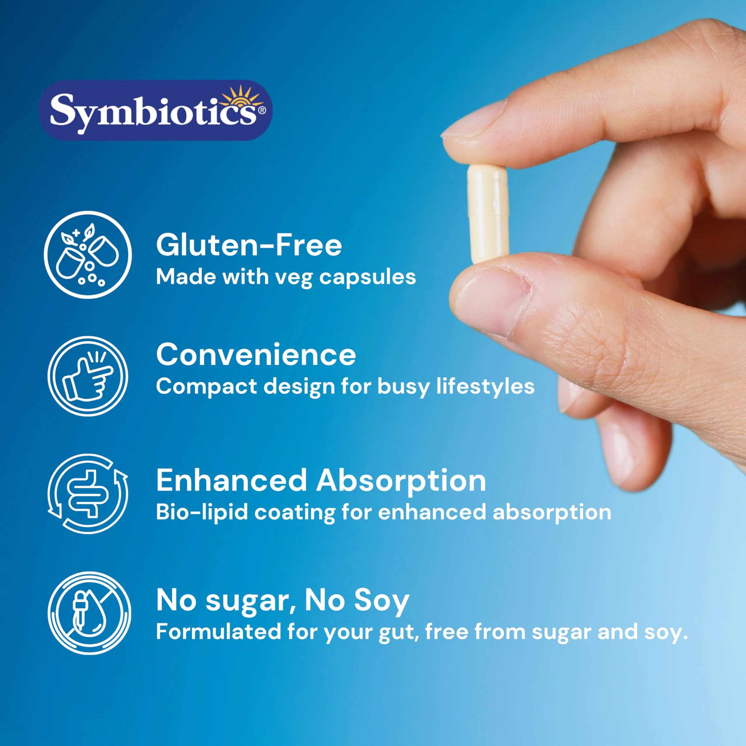 Symbiotics Colostrum 240ct Capsules – Immune Support, 25% IgG, Lactoferrin, Gluten Free - Image 13