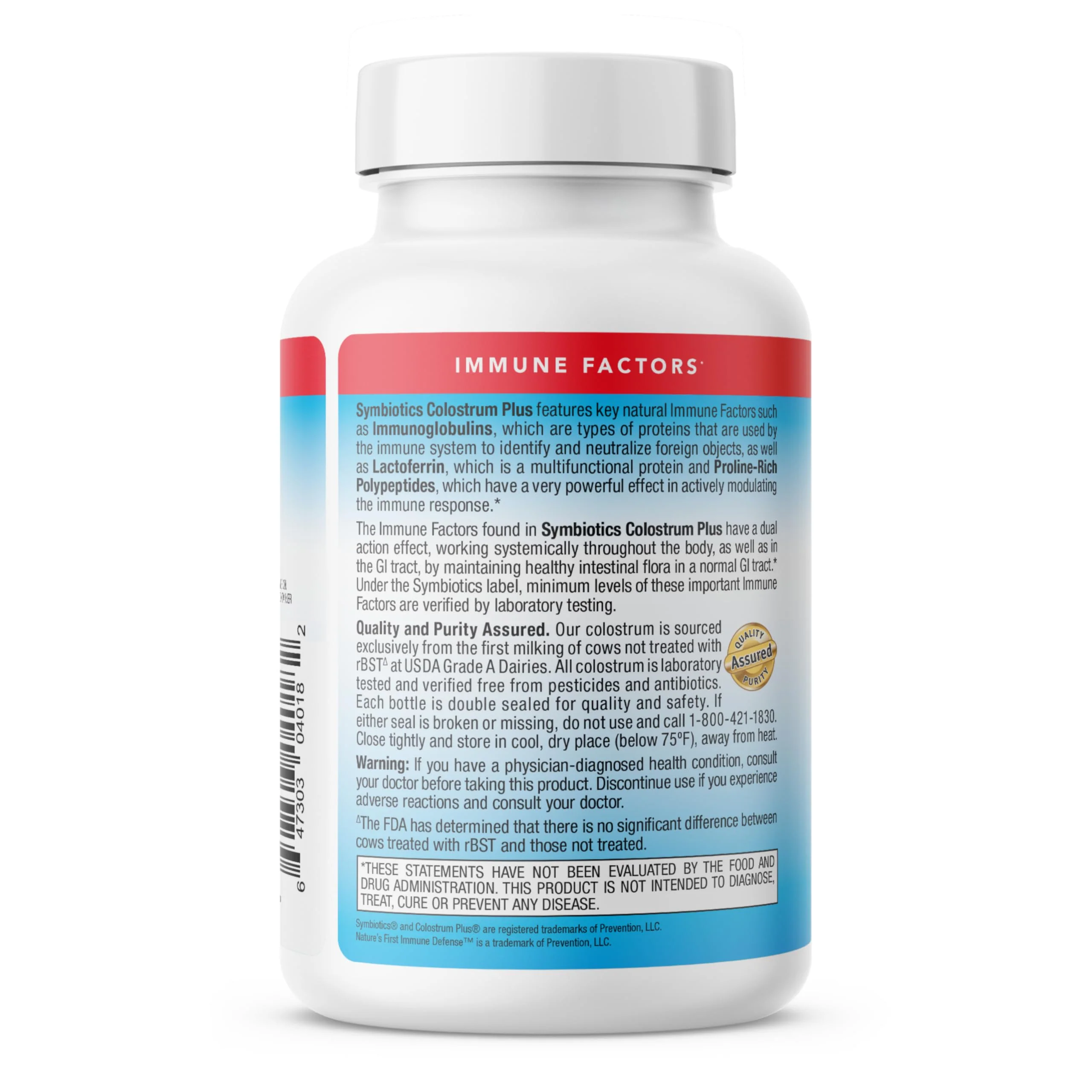 Symbiotics Colostrum 240ct Capsules – Immune Support, 25% IgG, Lactoferrin, Gluten Free - Image 16