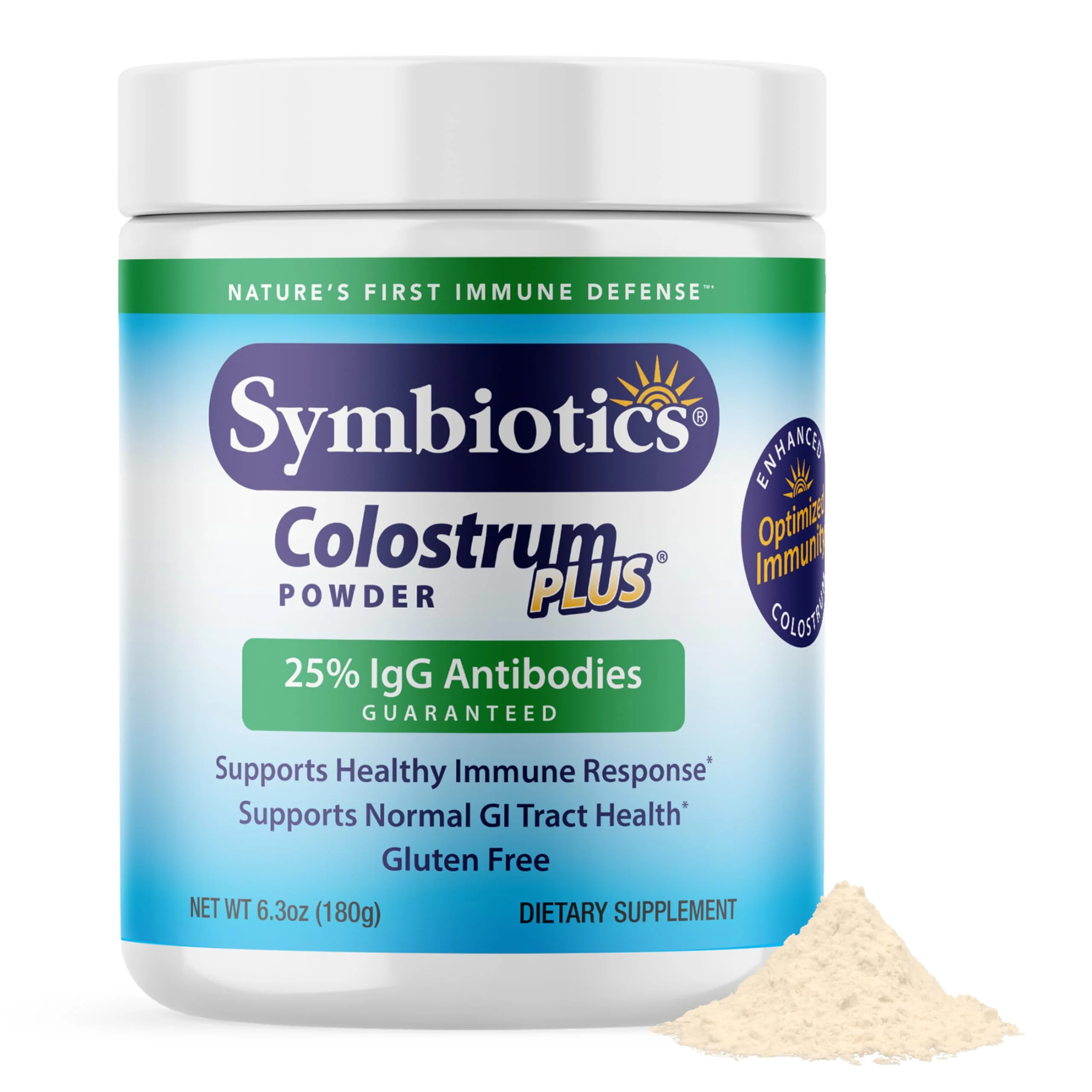 Symbiotics Colostrum Plus Powder 6.3 oz – Immune Support, 25% IgG, Gluten Free - Image 9
