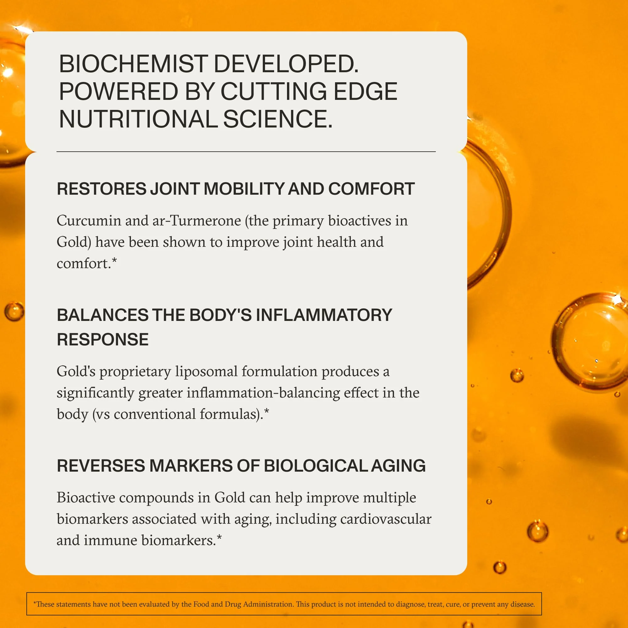 Synchro Gold Liposomal Turmeric 60ct Capsules | Nano-Encapsulated Curcumin + Piperine - Image 3
